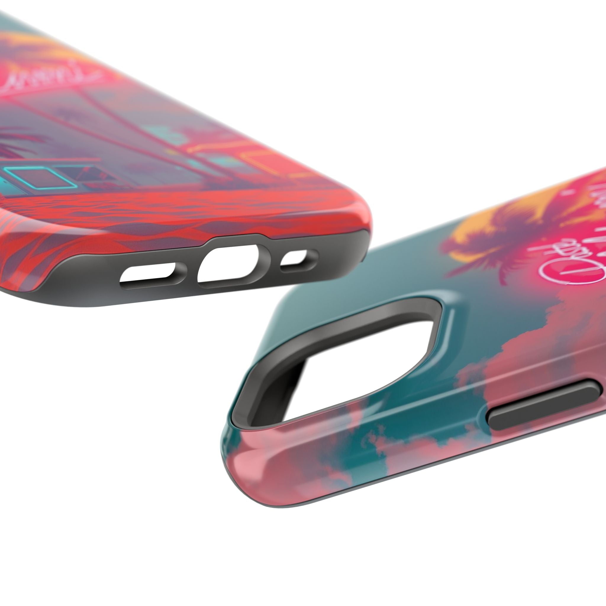 iPhone 1980s Pastel Miami Enchanted Art Slim Everyday Designer Case · iPhone Cas