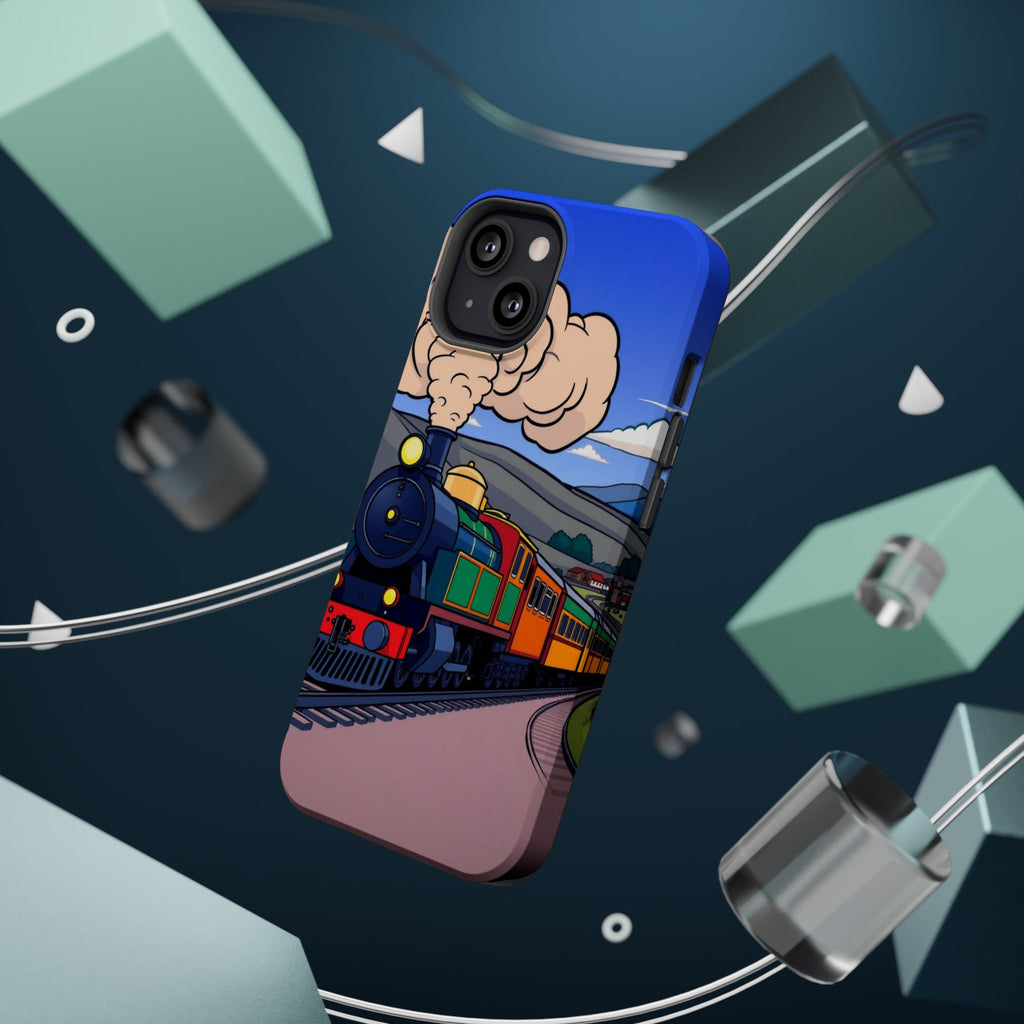 iPhone Steam Locomotive Puff Kids Fun iPhone Phone Case Gift Slim · iPhone Case