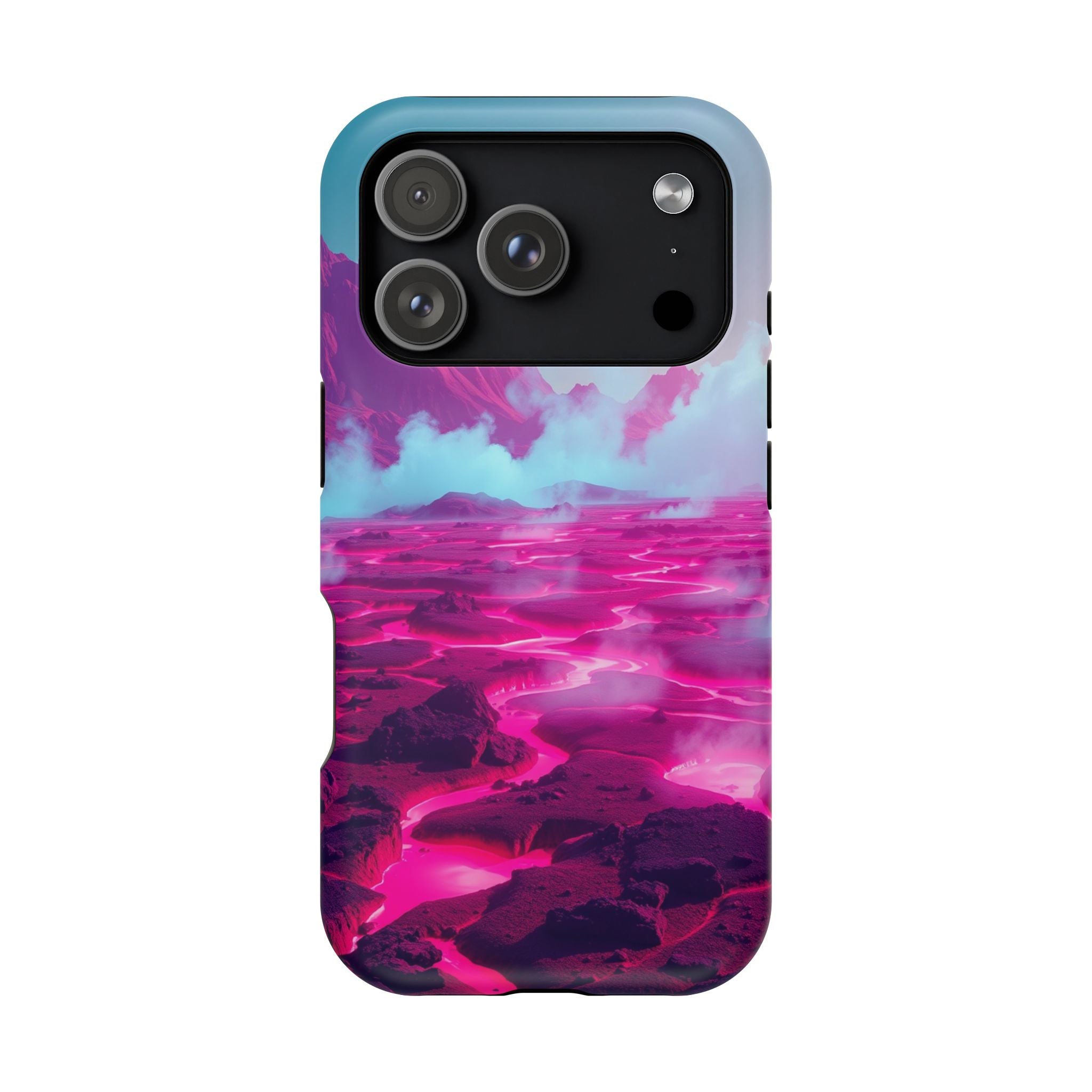 iPhone Lava Field Bold Art 17 Slim Everyday Designer Case · iPhone Case