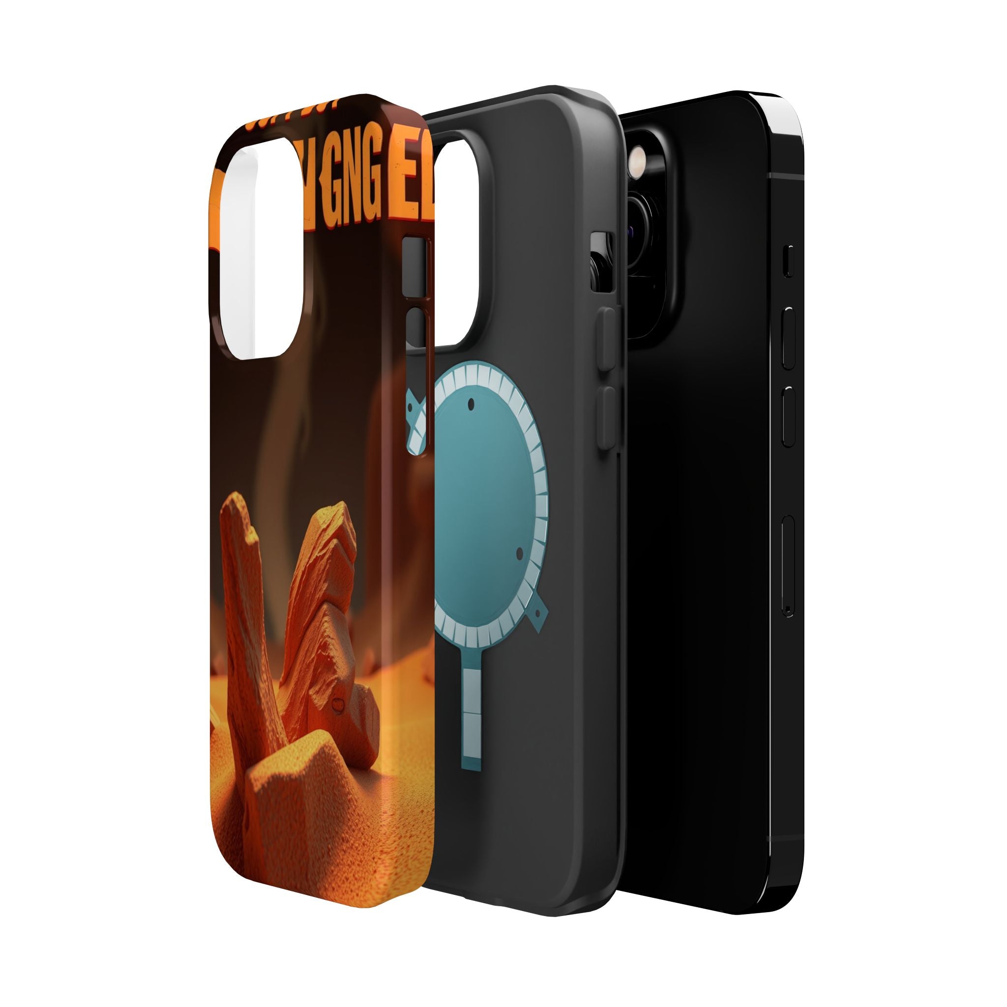 iPhone Earthy Soft but Unhinged Design Slim Everyday Designer Case · iPhone Case