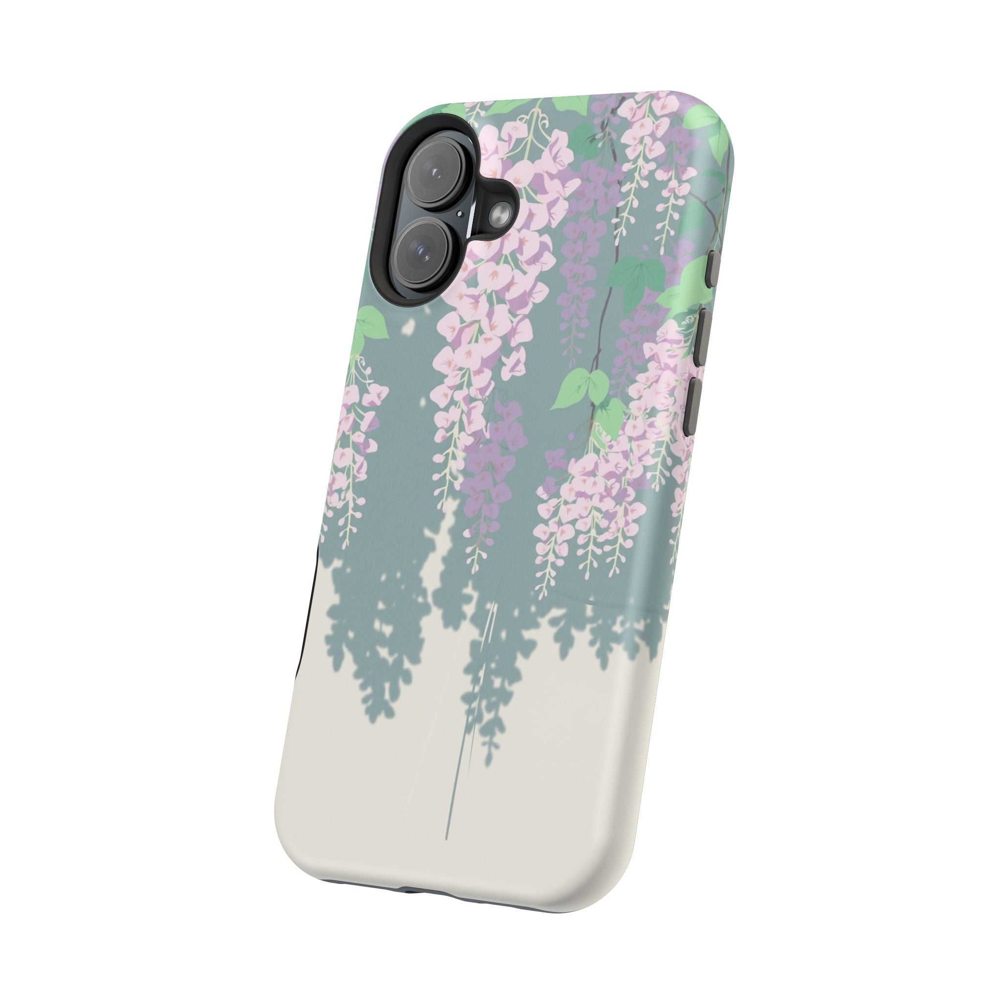 iPhone Dreamy Wisteria Cascade Design Slim Everyday Designer Case · iPhone Case