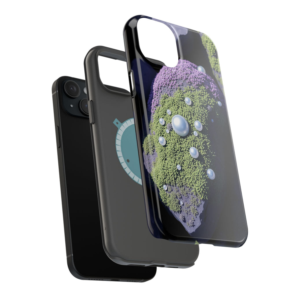 iPhone Moss Covered Rocks Electric Art Slim Everyday Designer Case · iPhone Case