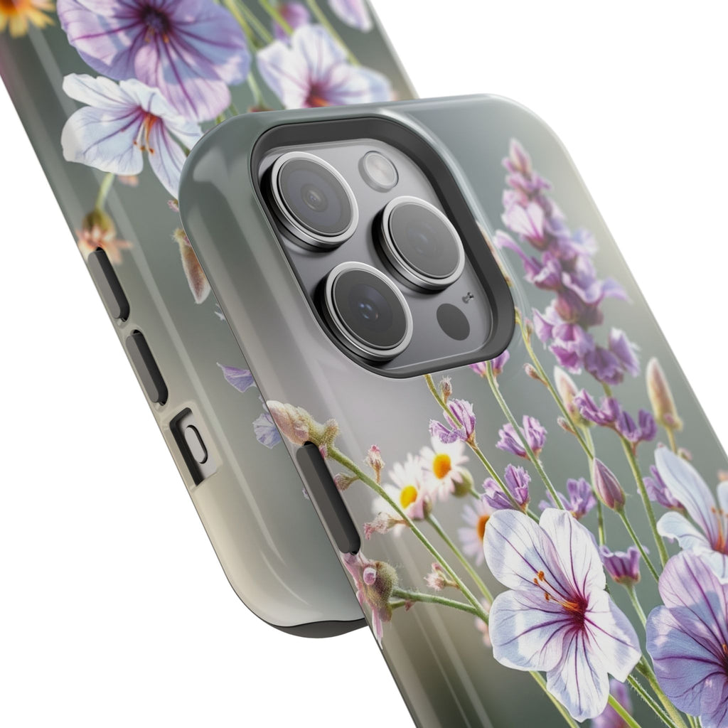 iPhone Wildflower Bunch Enchanted Art Slim Everyday Designer Case · iPhone Case