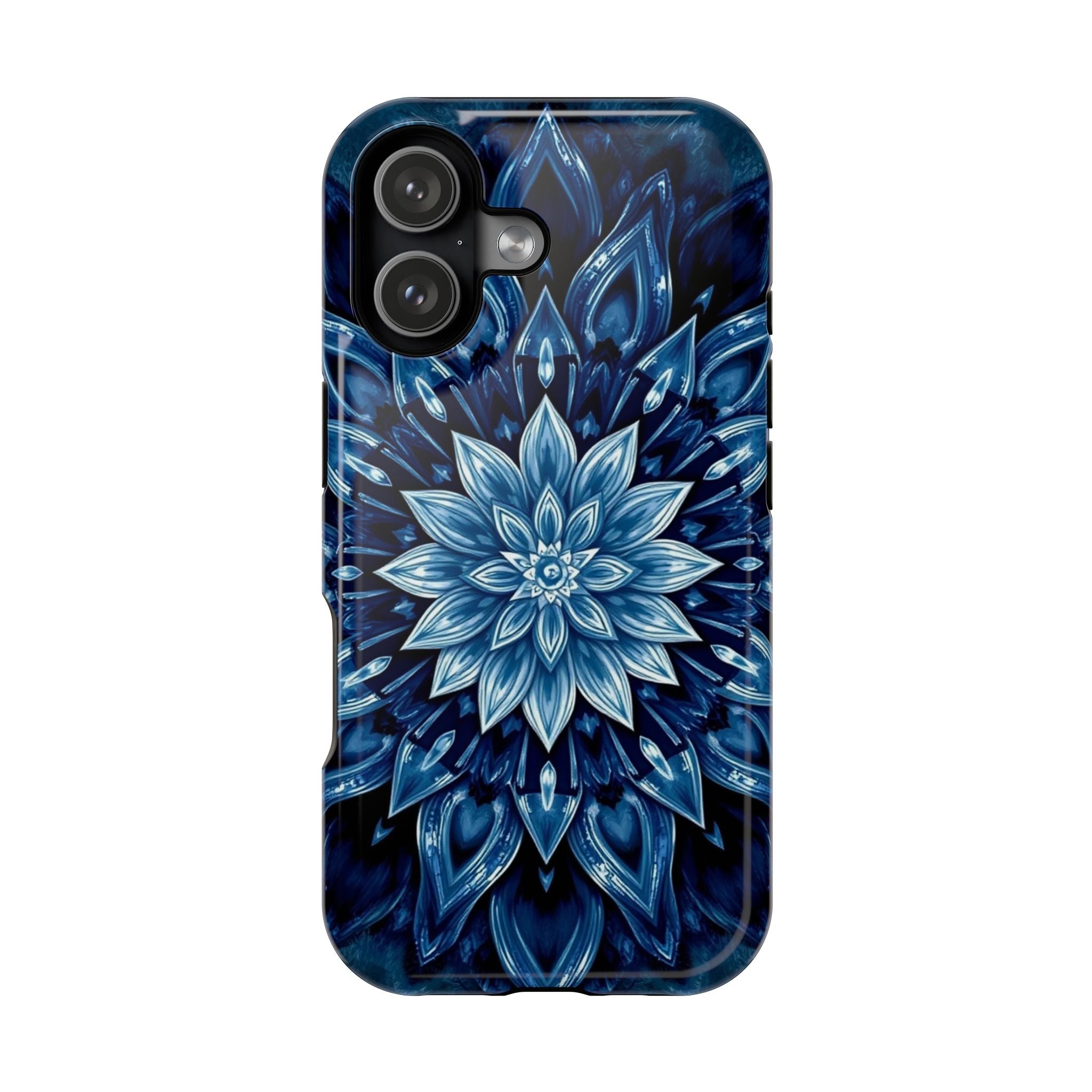 iPhone Floral Mandala Electric Art Bold Modern Everyday Snap Case · iPhone Case