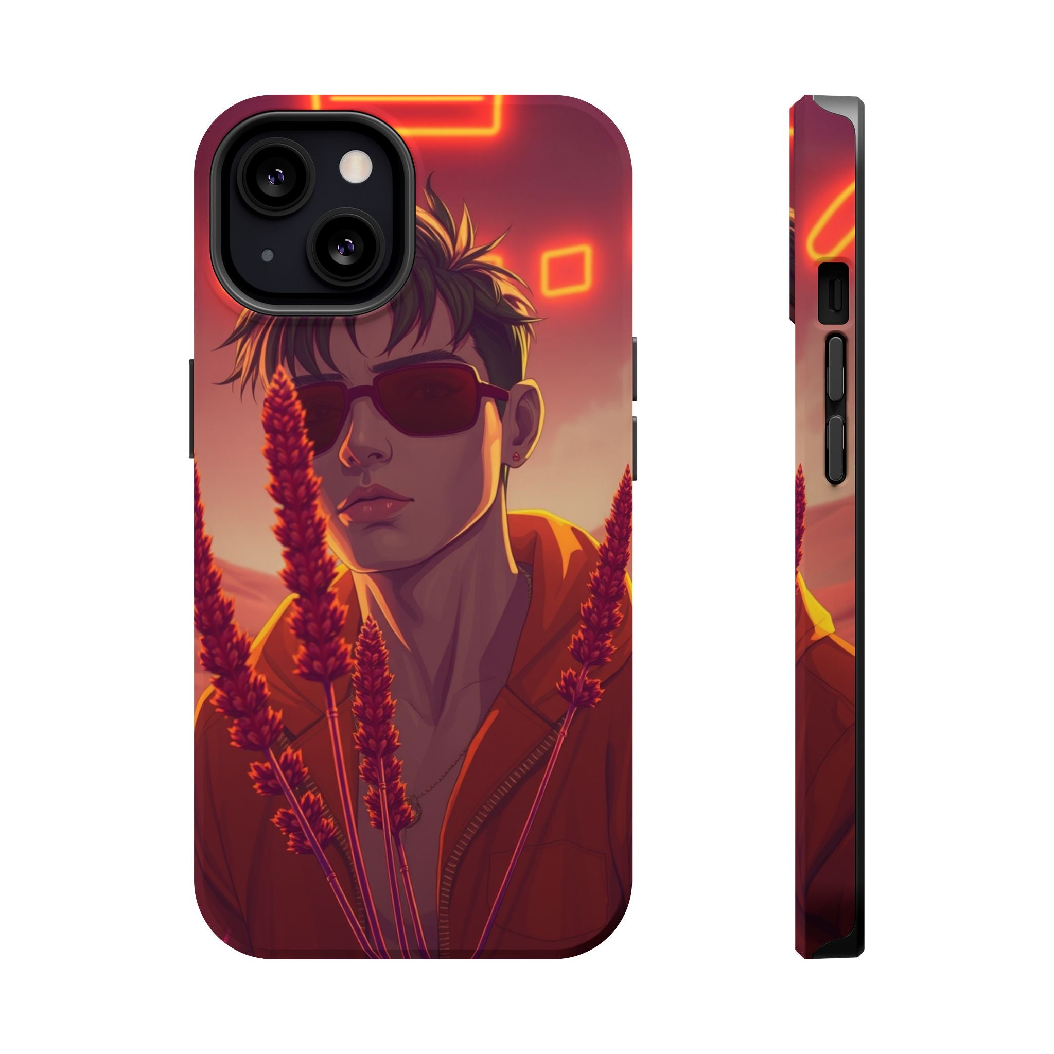 iPhone Lavender Haze Neon Cyberpunk Slim Everyday Designer Case · iPhone Case