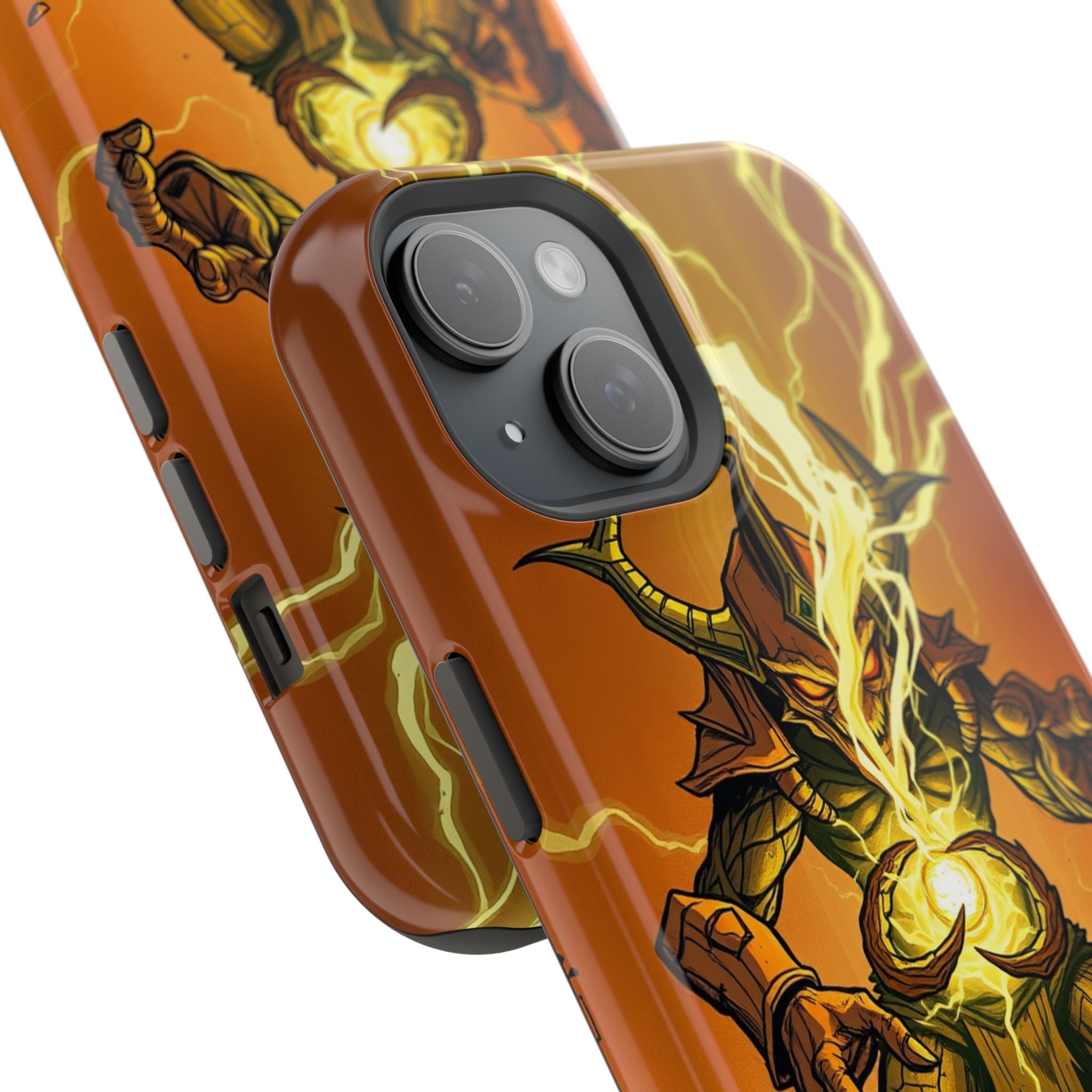 iPhone Burnt Orange And Sand Chaos Goblin Energy Clean Minimal Snap Case · iPhon