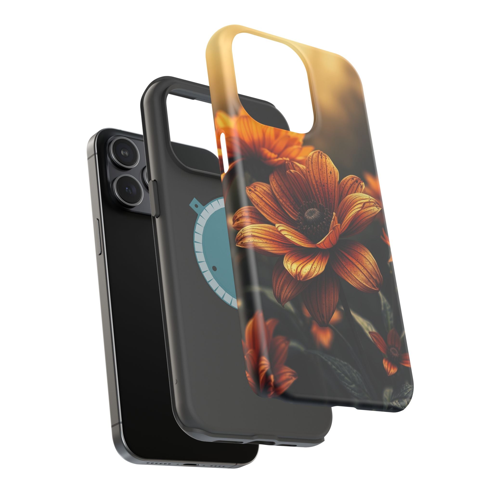 iPhone Radiant Floral Ombre Design Bold Modern Everyday Snap Case · iPhone Case
