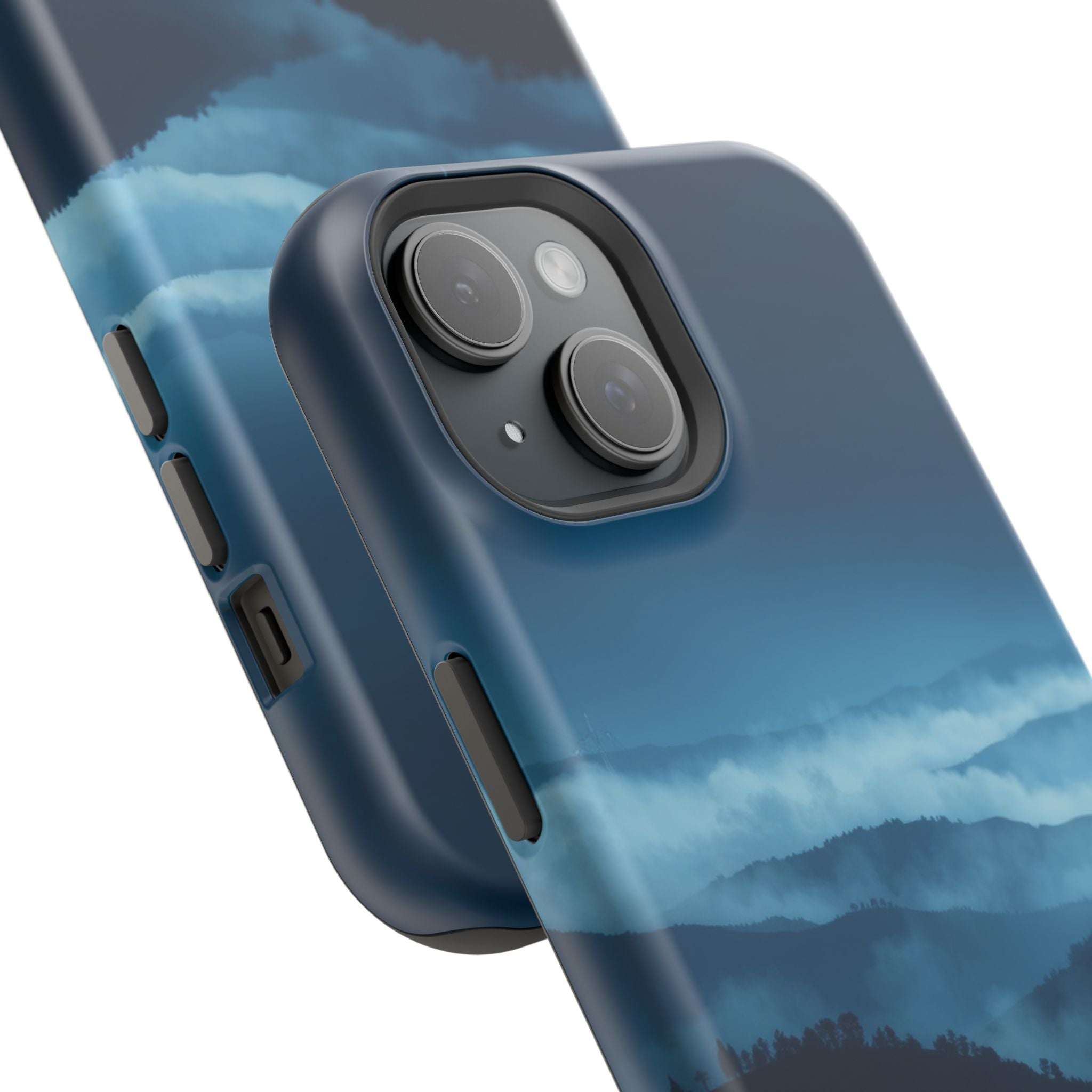 iPhone Earthy Fog Rolling Over Hills Design Slim iPhone Everyday · iPhone Case