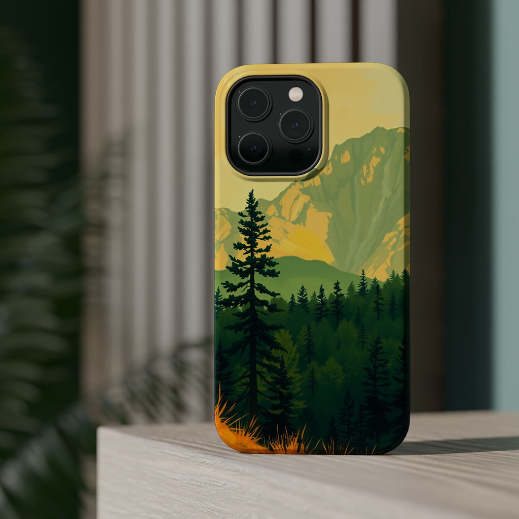 iPhone Pine Ridge Oil Painting Impressionist Slim iPhone Everyday · iPhone Case