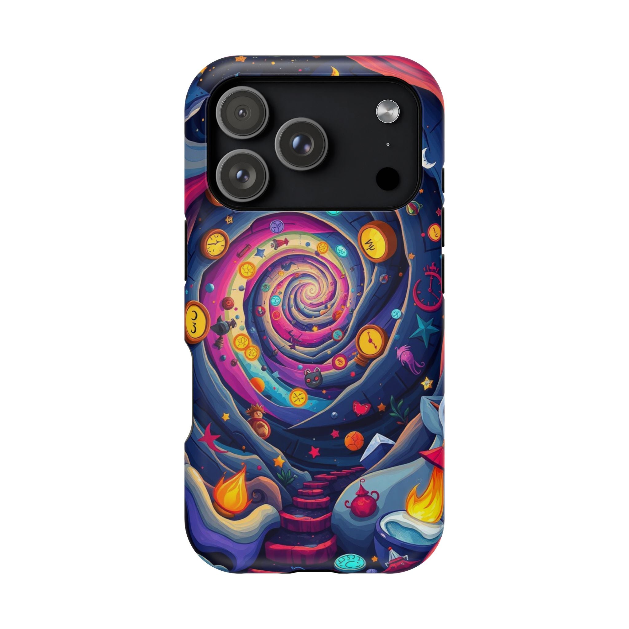 iPhone Time Portal Swirl Kids Fun iPhone Phone Case Gift Clean Minimal · iPhone