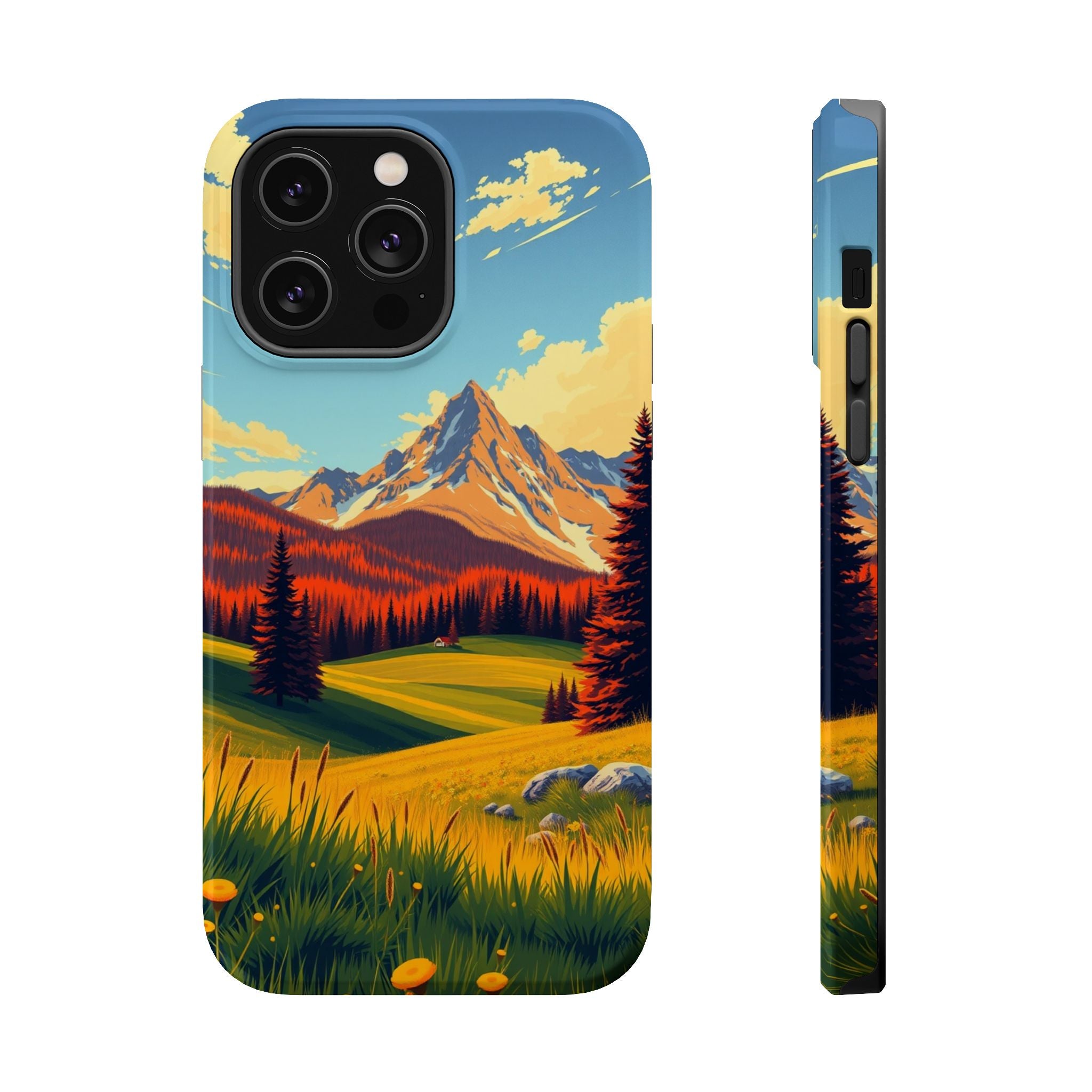iPhone Radiant Alpine Meadow Design Slim Everyday Designer Case · iPhone Case