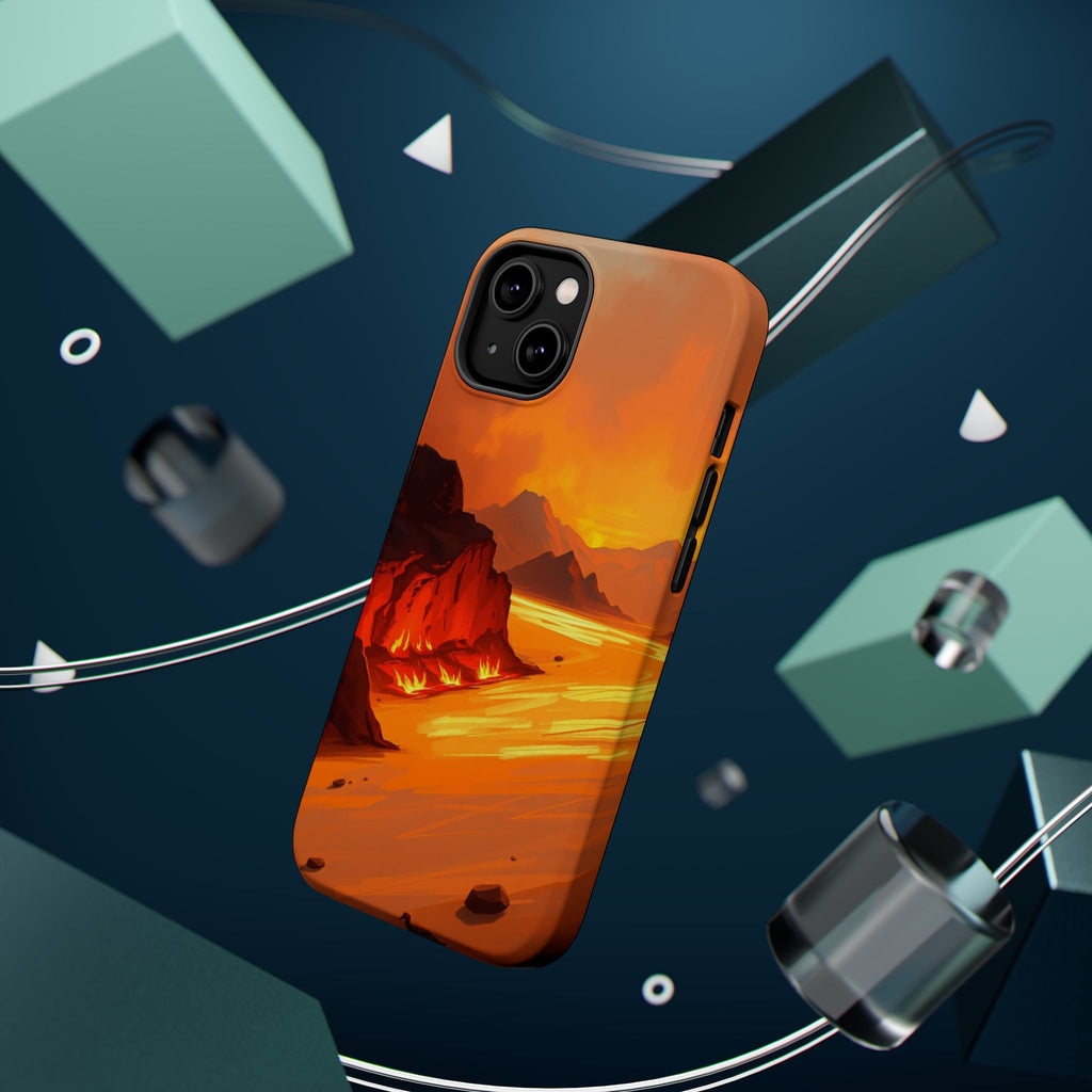 iPhone Burnt Orange And Sand Wildfire Glow Slim iPhone Everyday · iPhone Case