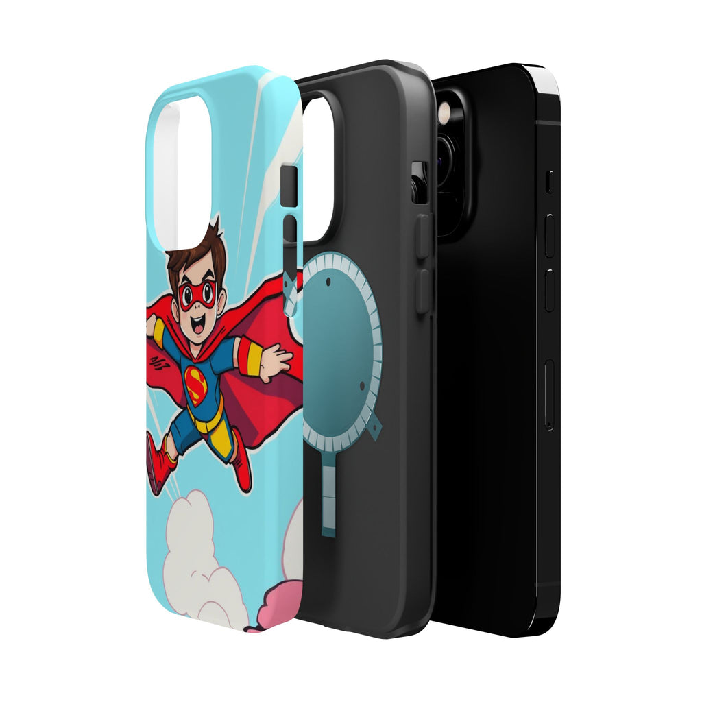 iPhone Kid Superhero Flying Kids Fun iPhone Phone Case Gift Slim · iPhone Case