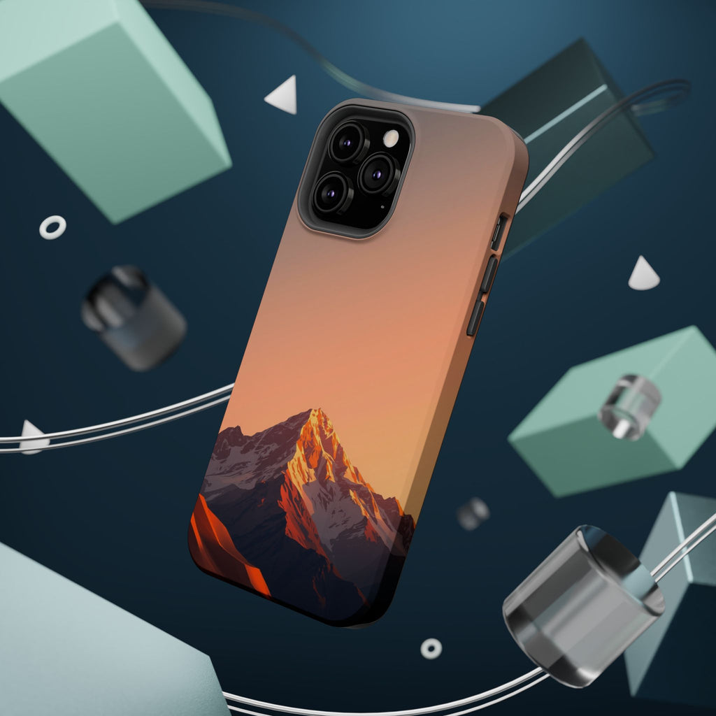 iPhone Mountain at Sunrise Bold Art 10 Slim Everyday Designer Case · iPhone Case