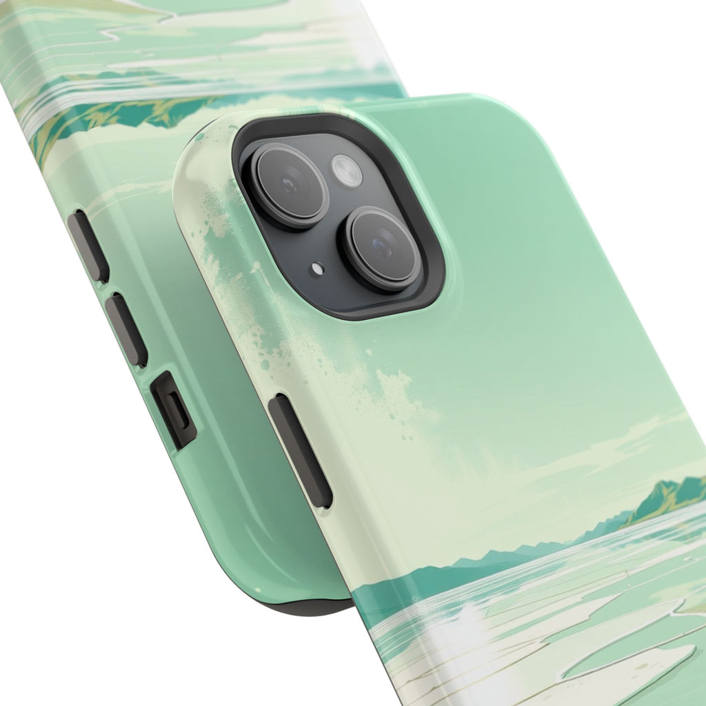 iPhone Vibrant Salt Flat Mirror Design Slim Everyday Designer Case · iPhone Case