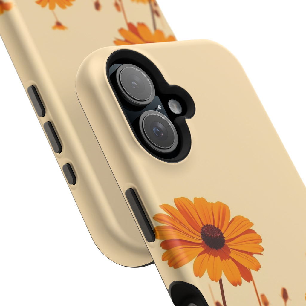 iPhone Wildflower Field Minimalist Line Art Slim Everyday Designer Case · iPhone