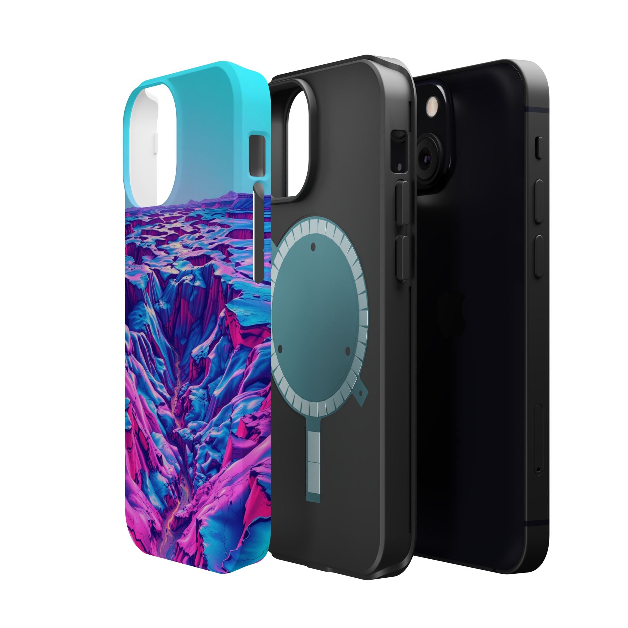 iPhone Lava Field Holographic Iridescent Slim Everyday iPhone Designer · iPhone