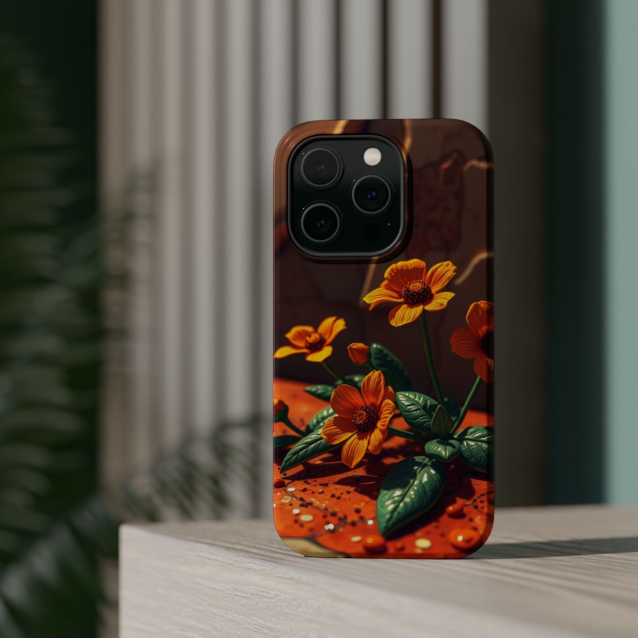 iPhone Floral Terrazzo Bold Art Slim Everyday Designer Case · iPhone Case