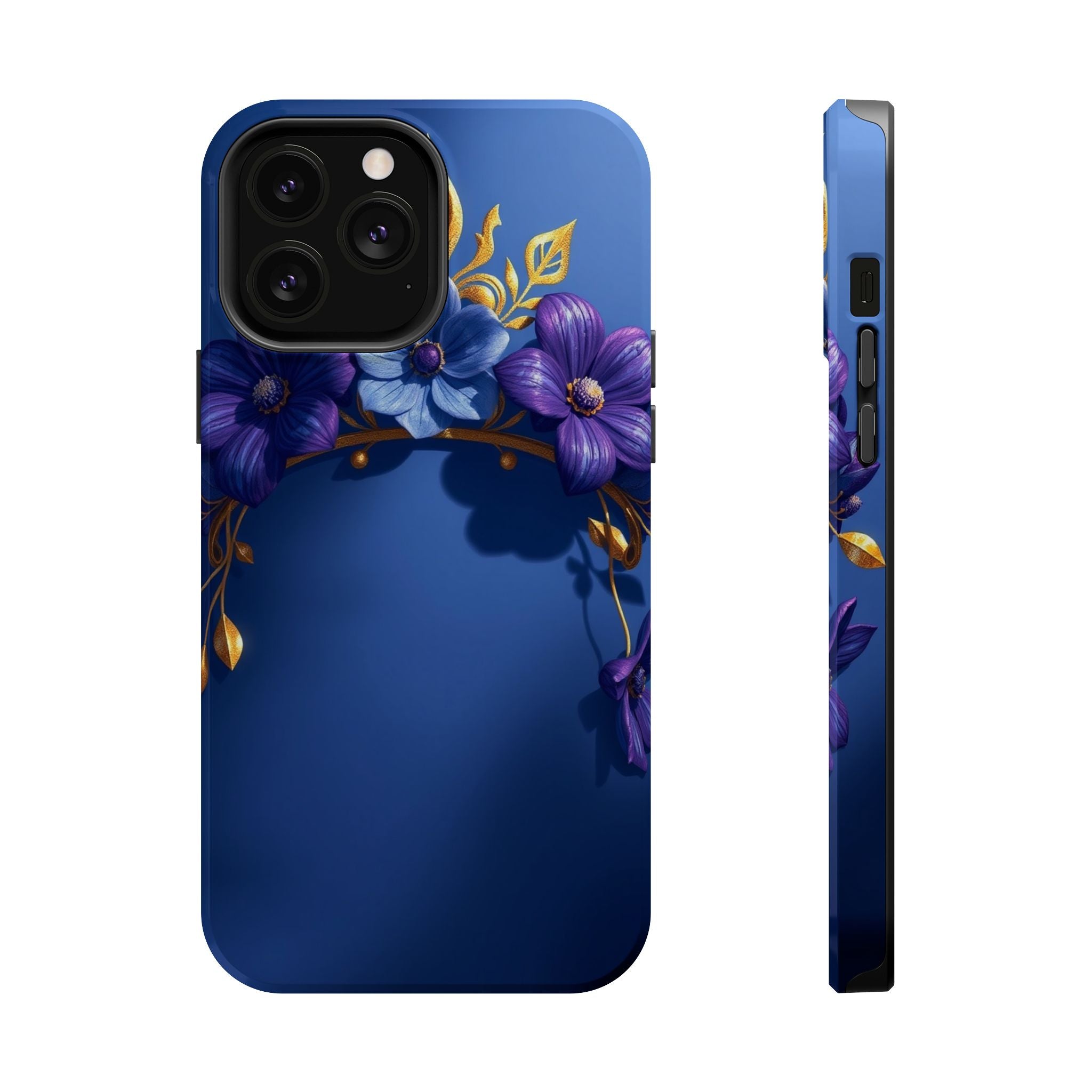 iPhone Vibrant Floral Crown Design 14 Slim Everyday Designer Case · iPhone Case