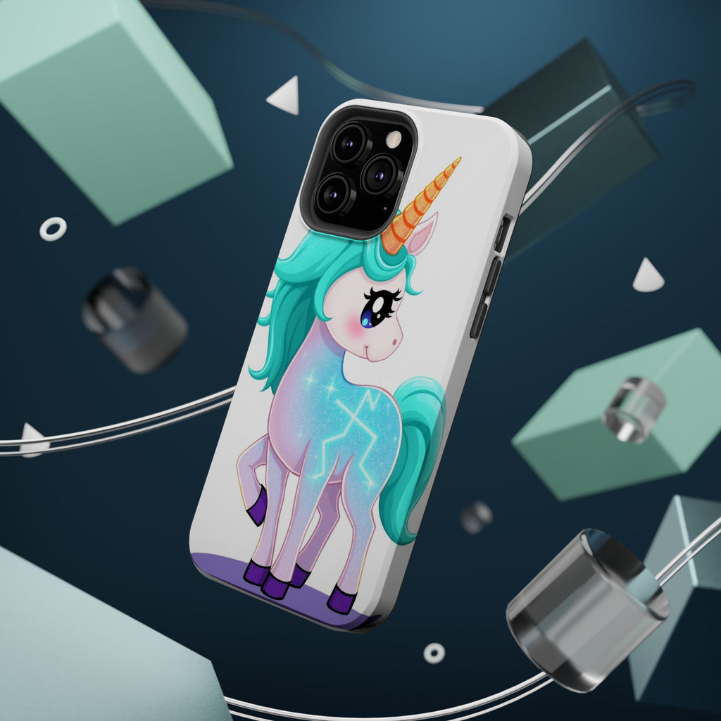 iPhone Turquoise Sparkle Unicorn Kids Fun iPhone Phone Case Gift · iPhone Case