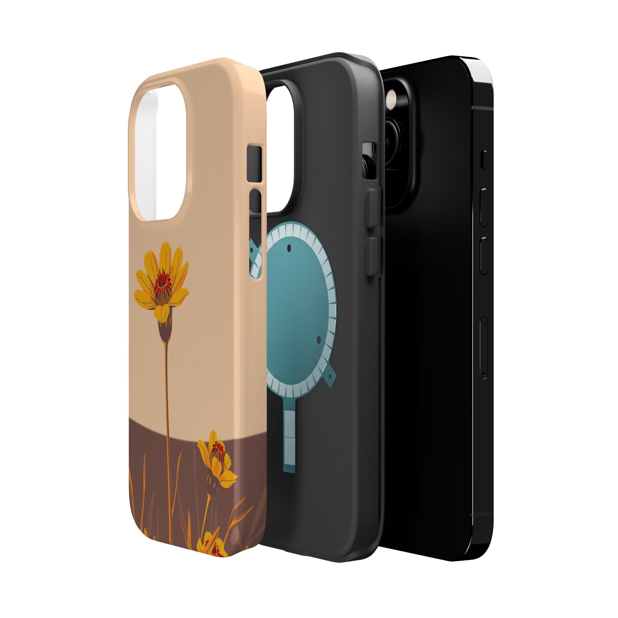 iPhone Serene Desert Flower Design Bold Modern Everyday Snap Case · iPhone Case