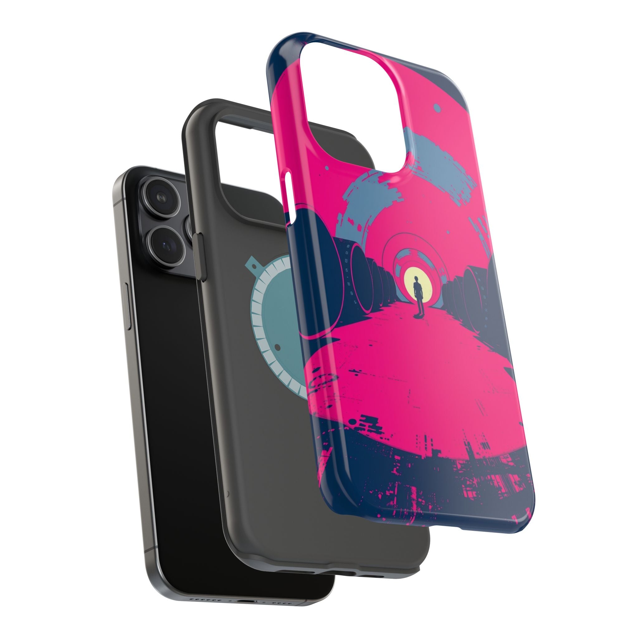 iPhone 1960s Mod Circles Bold Art Bold Modern Everyday Snap Case · iPhone Case