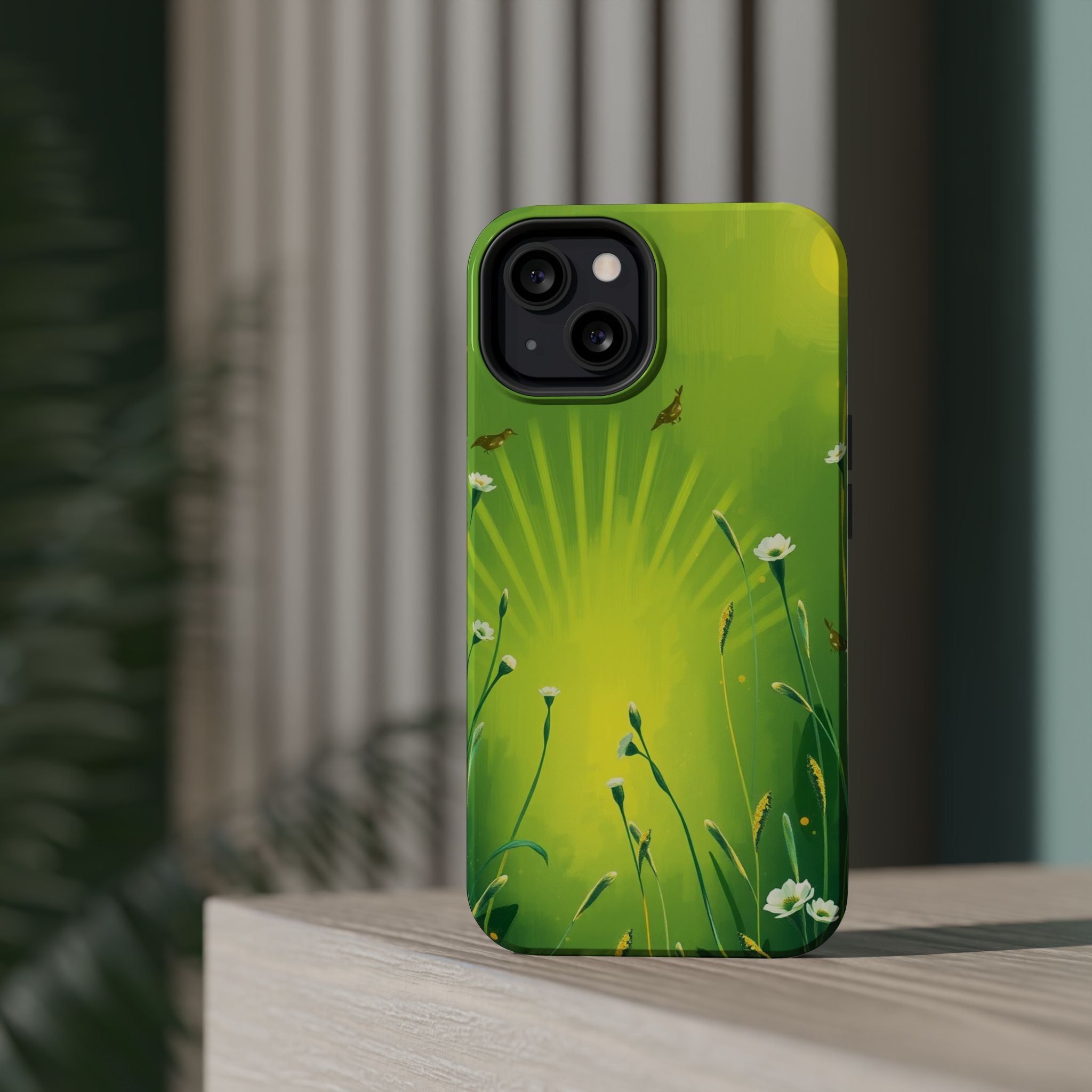 iPhone Spring Meadow Cinematic Art Bold Modern Everyday Snap Case · iPhone Case