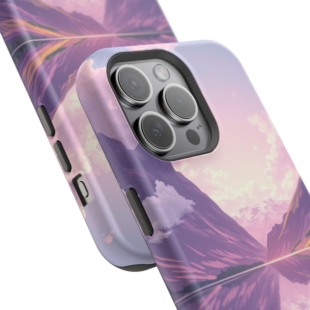iPhone Lavender And Pearl Fjord Reflection Slim iPhone Everyday · iPhone Case