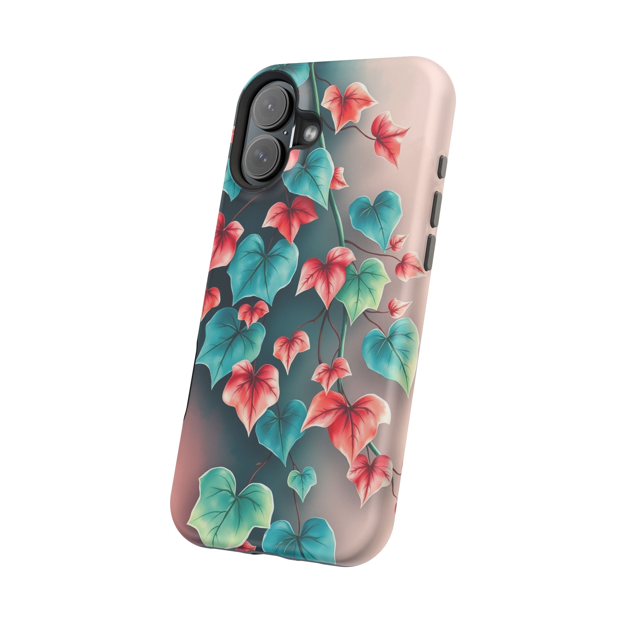 iPhone Art Nouveau Vine Teal And Coral Slim Snap Case · iPhone Case