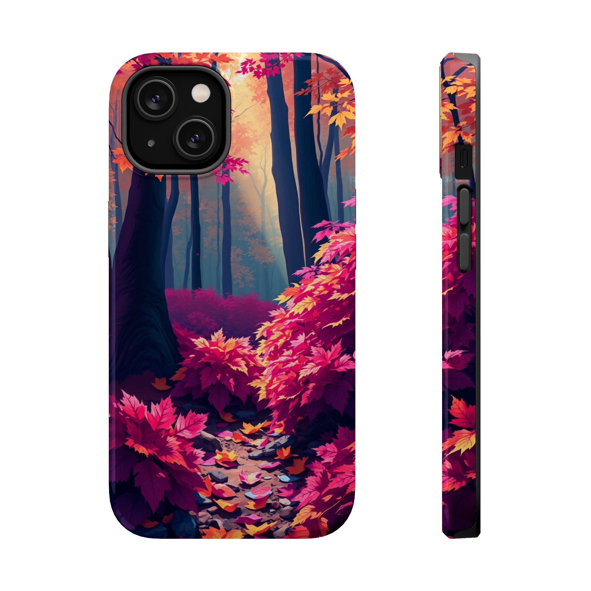 iPhone Earthy Autumn Forest Floor Design Slim Everyday iPhone Designer · iPhone