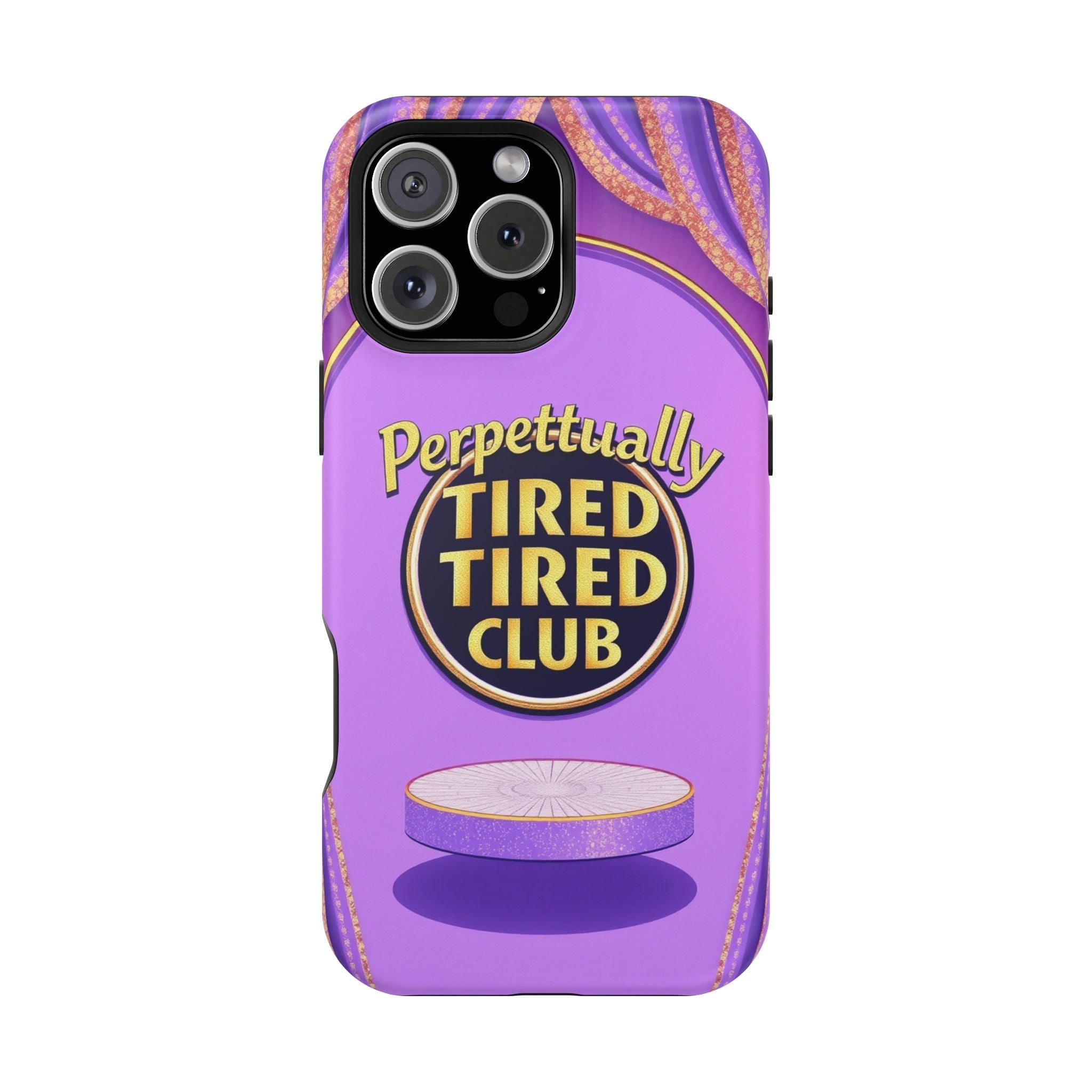 iPhone Perpetually Tired Club Bold Art Slim Everyday Designer Case · iPhone Case