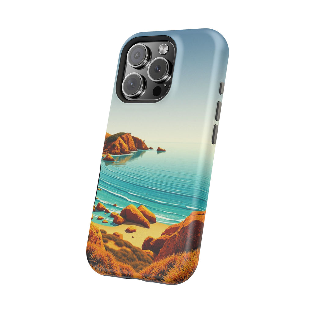 iPhone Mustard And Rust Pebble Beach Slim Everyday iPhone 14 Designer · iPhone C