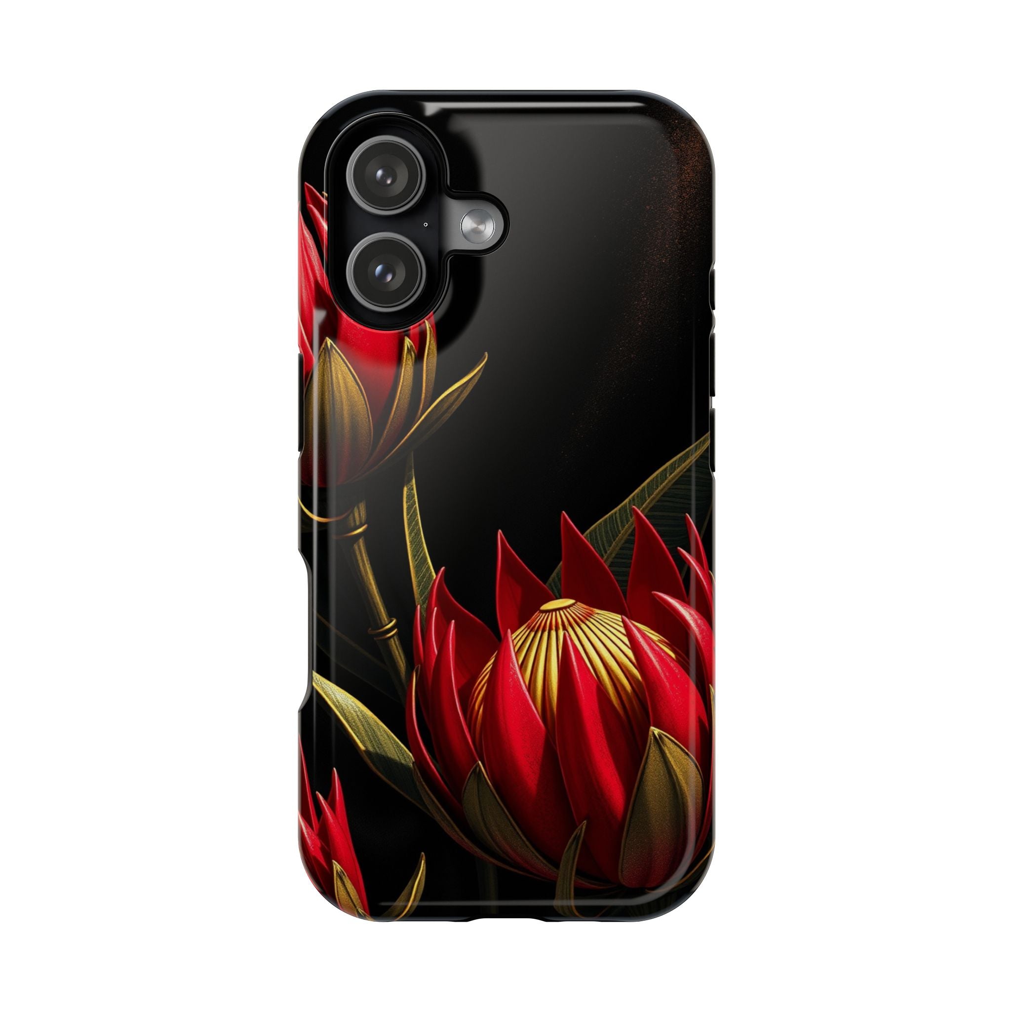 iPhone Protea Bold Gold Foil Luxury Slim Everyday Designer Case · iPhone Case