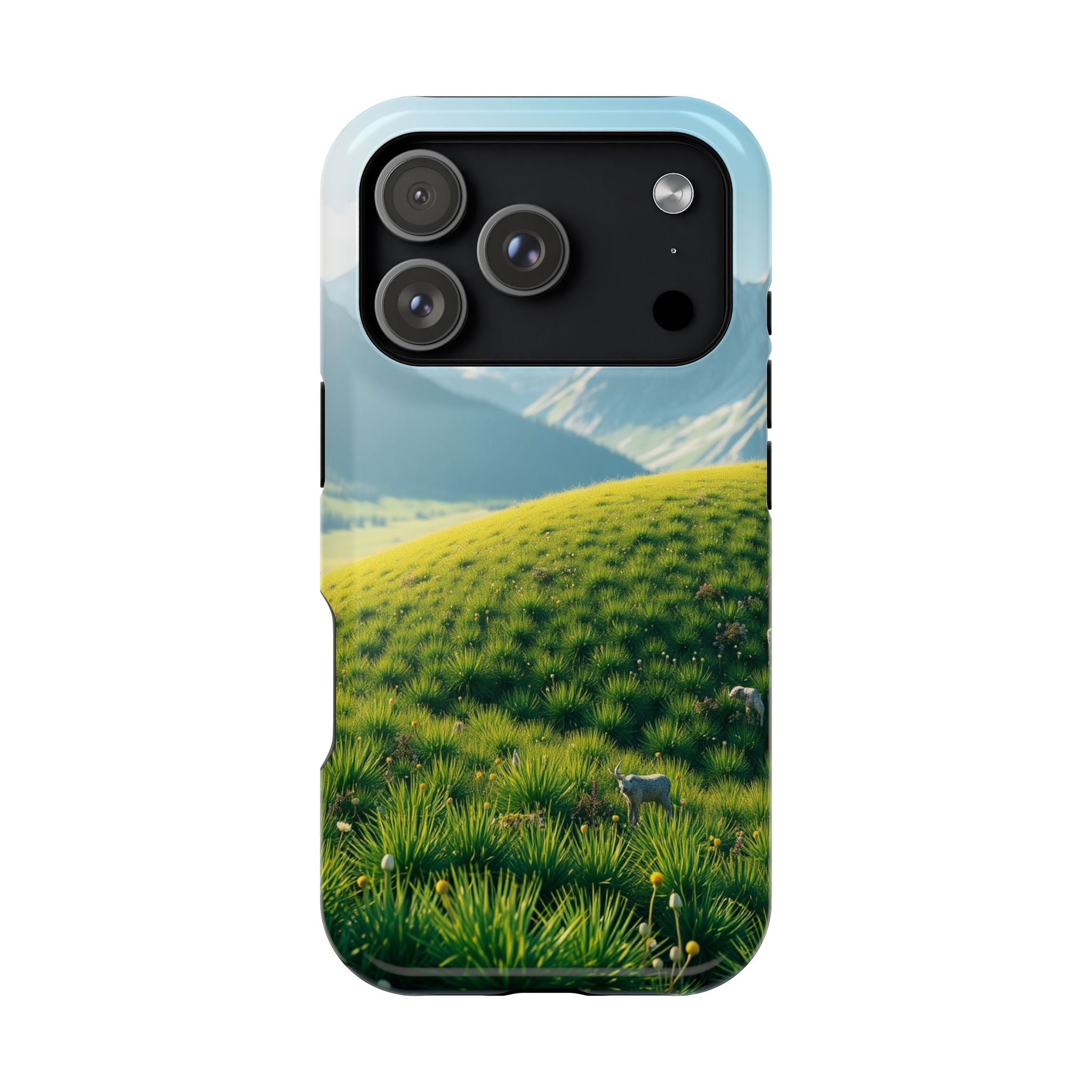iPhone Vibrant Alpine Meadow Design Slim Everyday Designer Case · iPhone Case