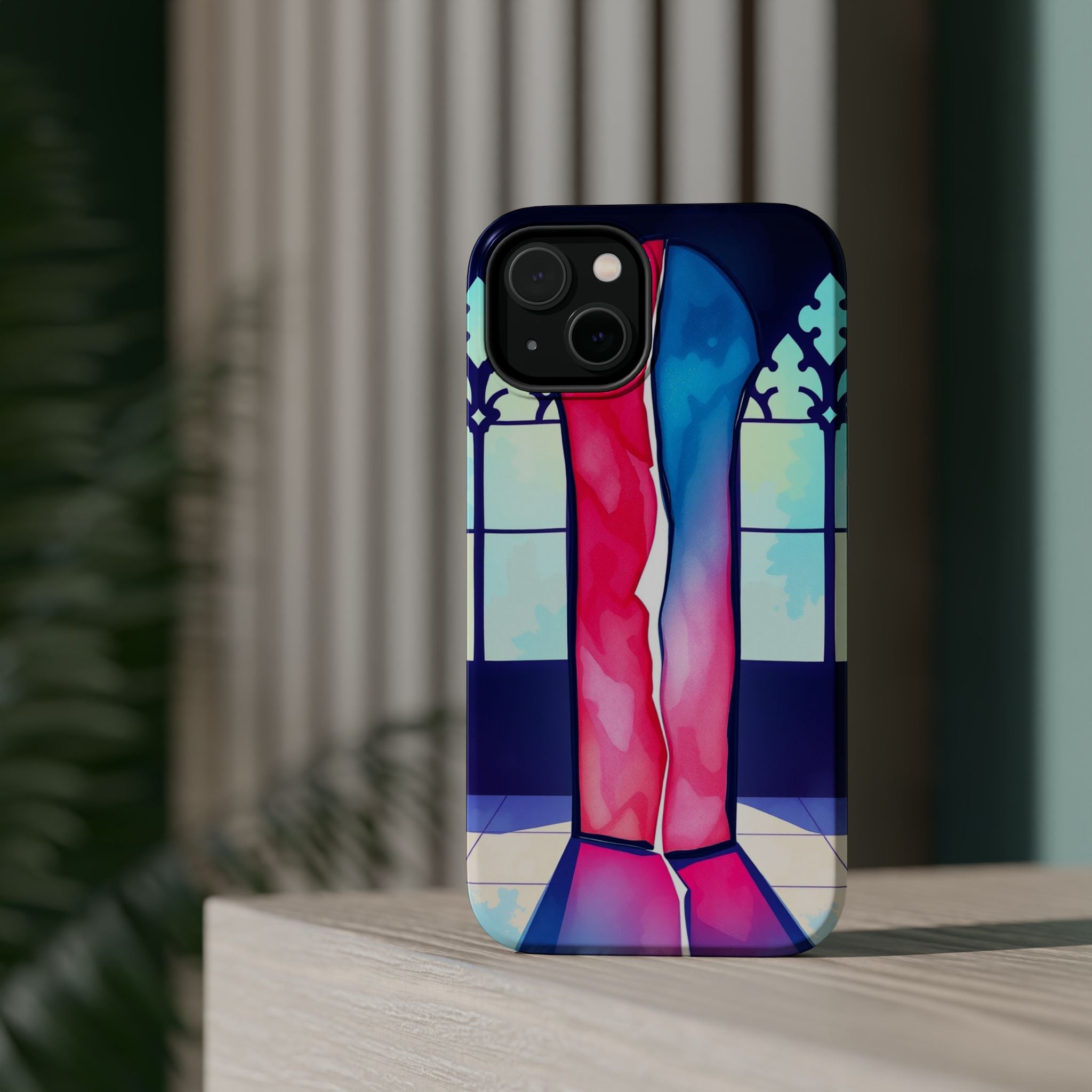 iPhone Stained Glass Break Electric Art Slim Everyday iPhone Designer · iPhone C