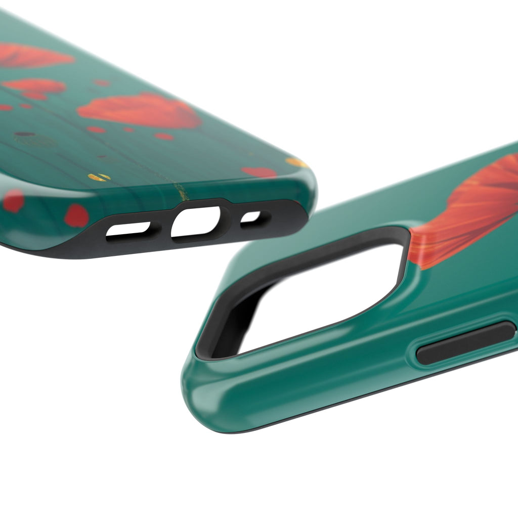 iPhone Earthy Poppy Field Design Bold Modern Everyday Snap Case · iPhone Case