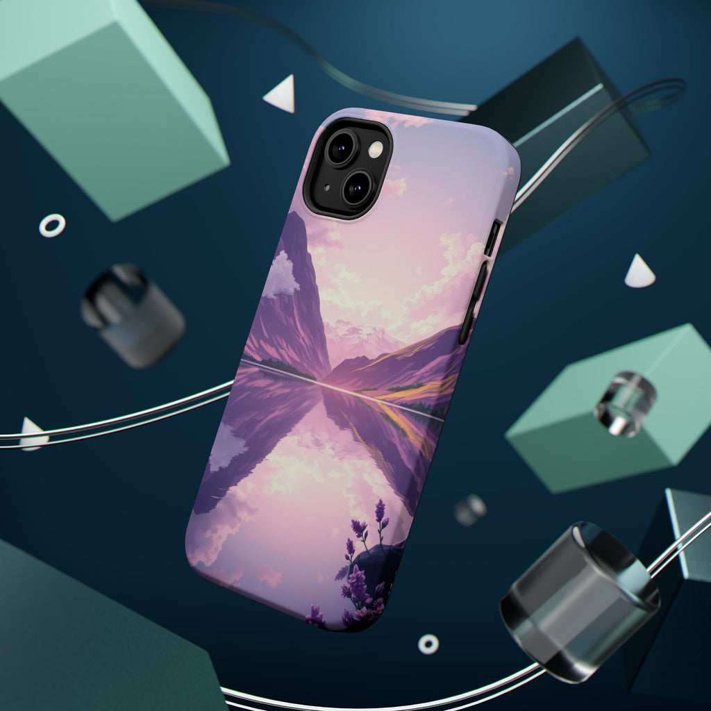 iPhone Lavender And Pearl Fjord Reflection Slim iPhone Everyday · iPhone Case