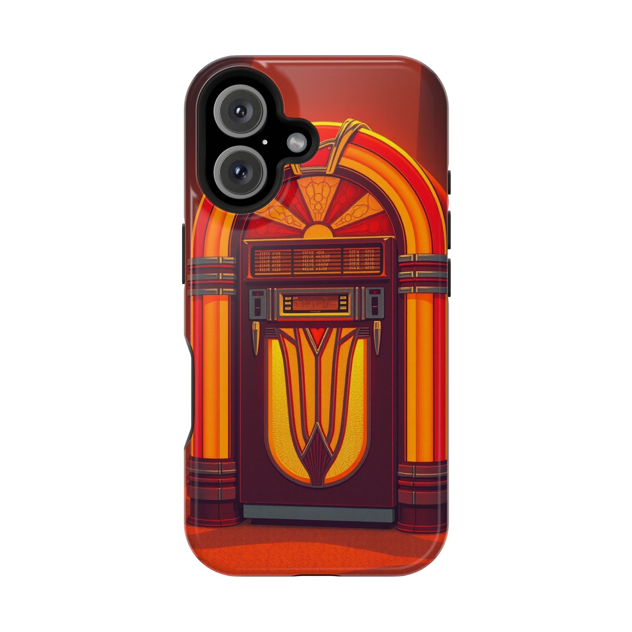 iPhone Jukebox Glow Pop Art Bold Bold Modern Everyday Snap Case · iPhone Case