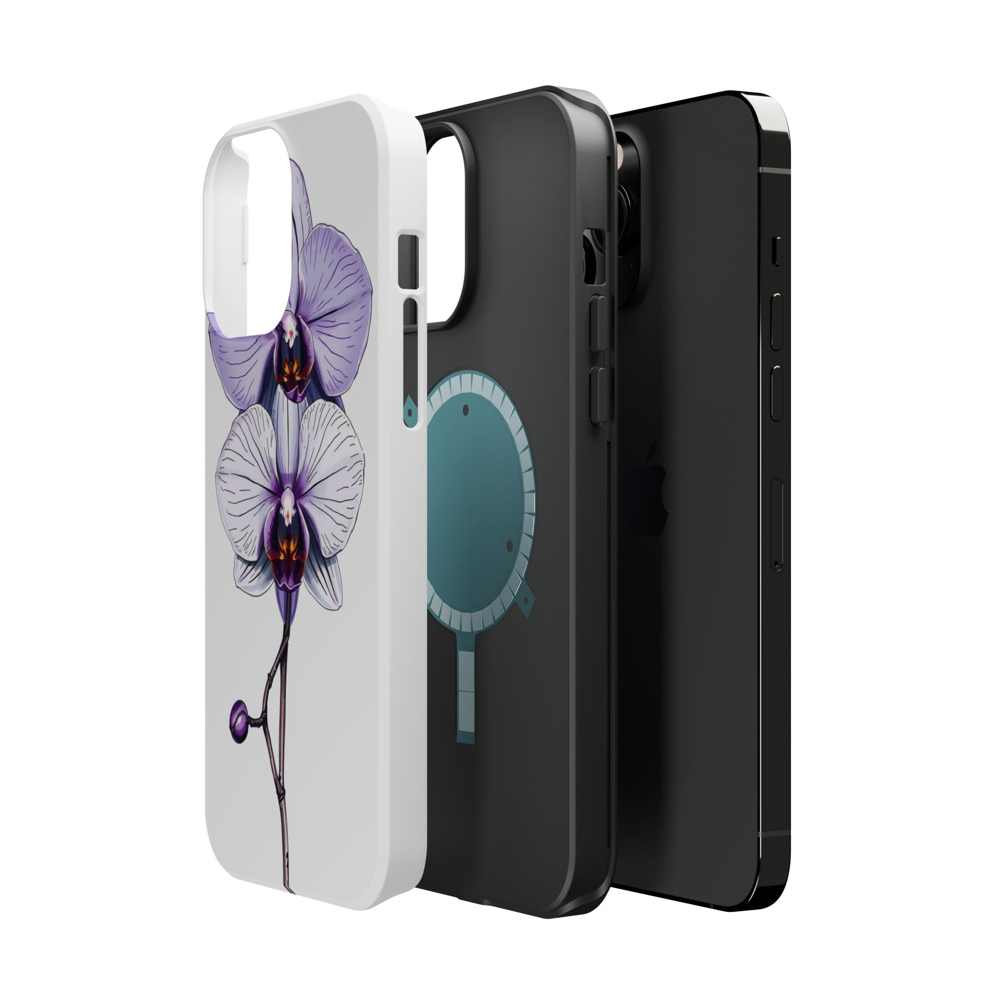 iPhone Orchid Study Hand-Drawn Sketch Slim Everyday Designer Case · iPhone Case