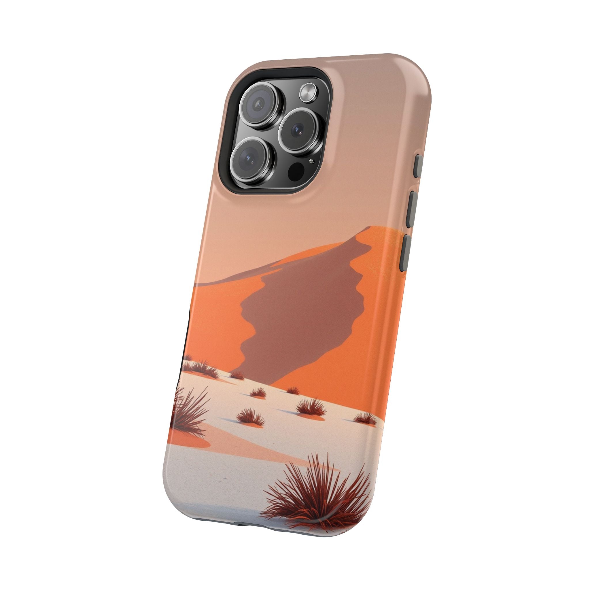 iPhone Burnt Orange And Sand Snow Field Slim Everyday iPhone Designer · iPhone C
