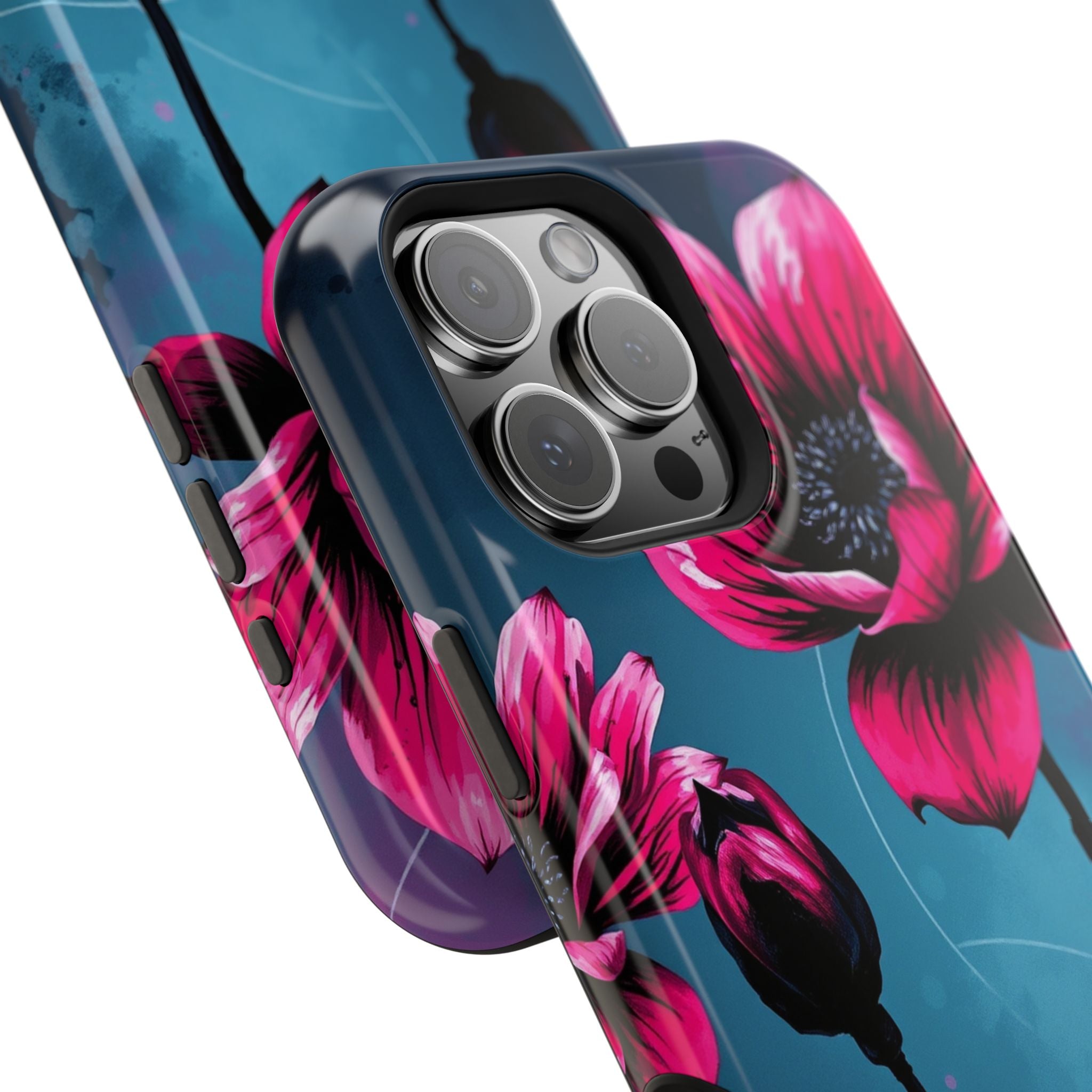iPhone Floral Ink Wash Bold Art Slim Everyday Designer Case · iPhone Case