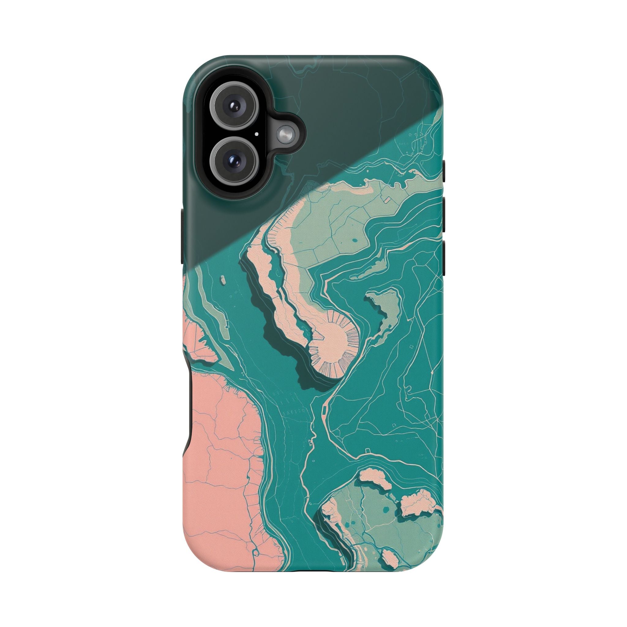 iPhone Earthy River Delta Aerial Design Slim Everyday iPhone 18 · iPhone Case