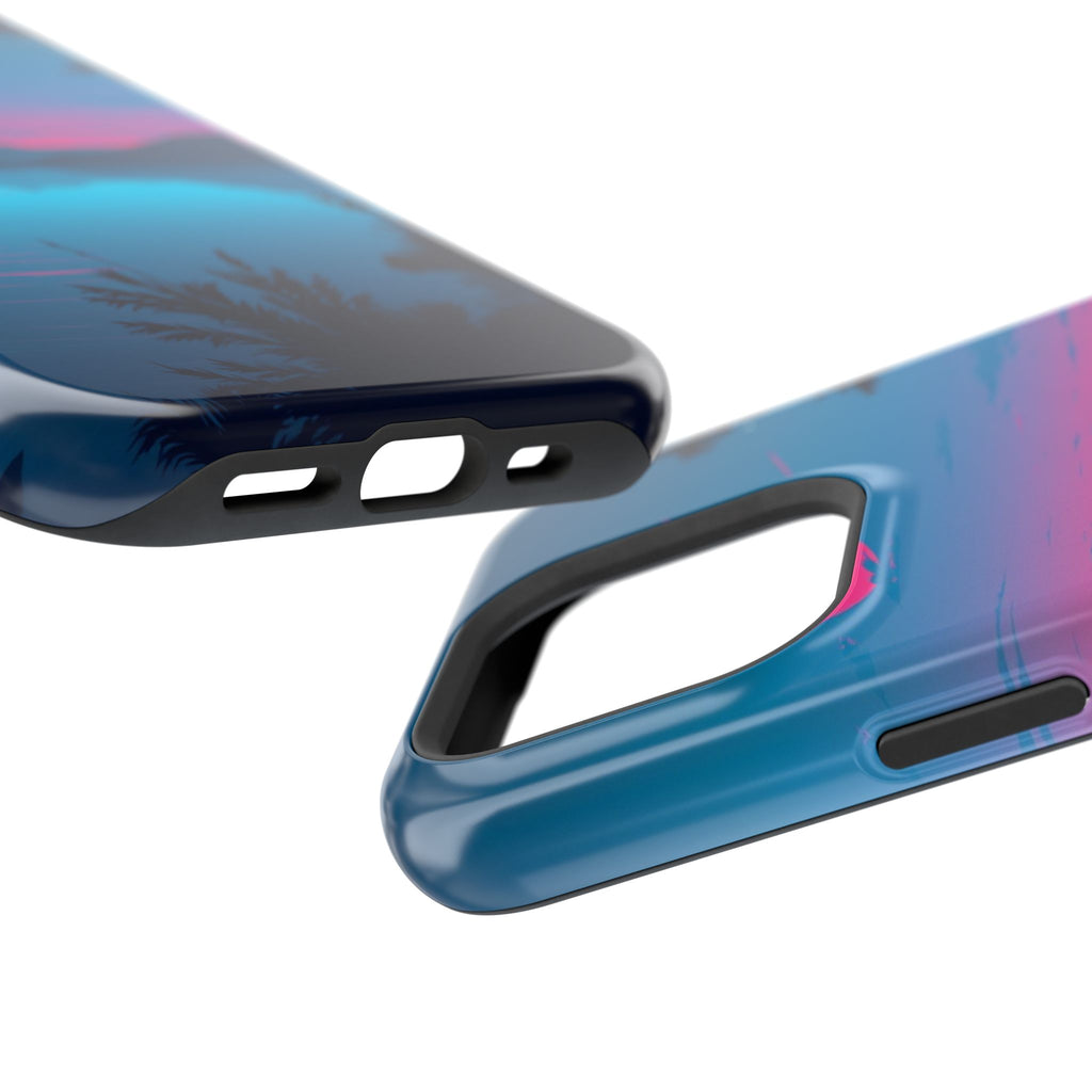 iPhone Cyan And Magenta Lake at Twilight Slim Everyday iPhone Designer · iPhone