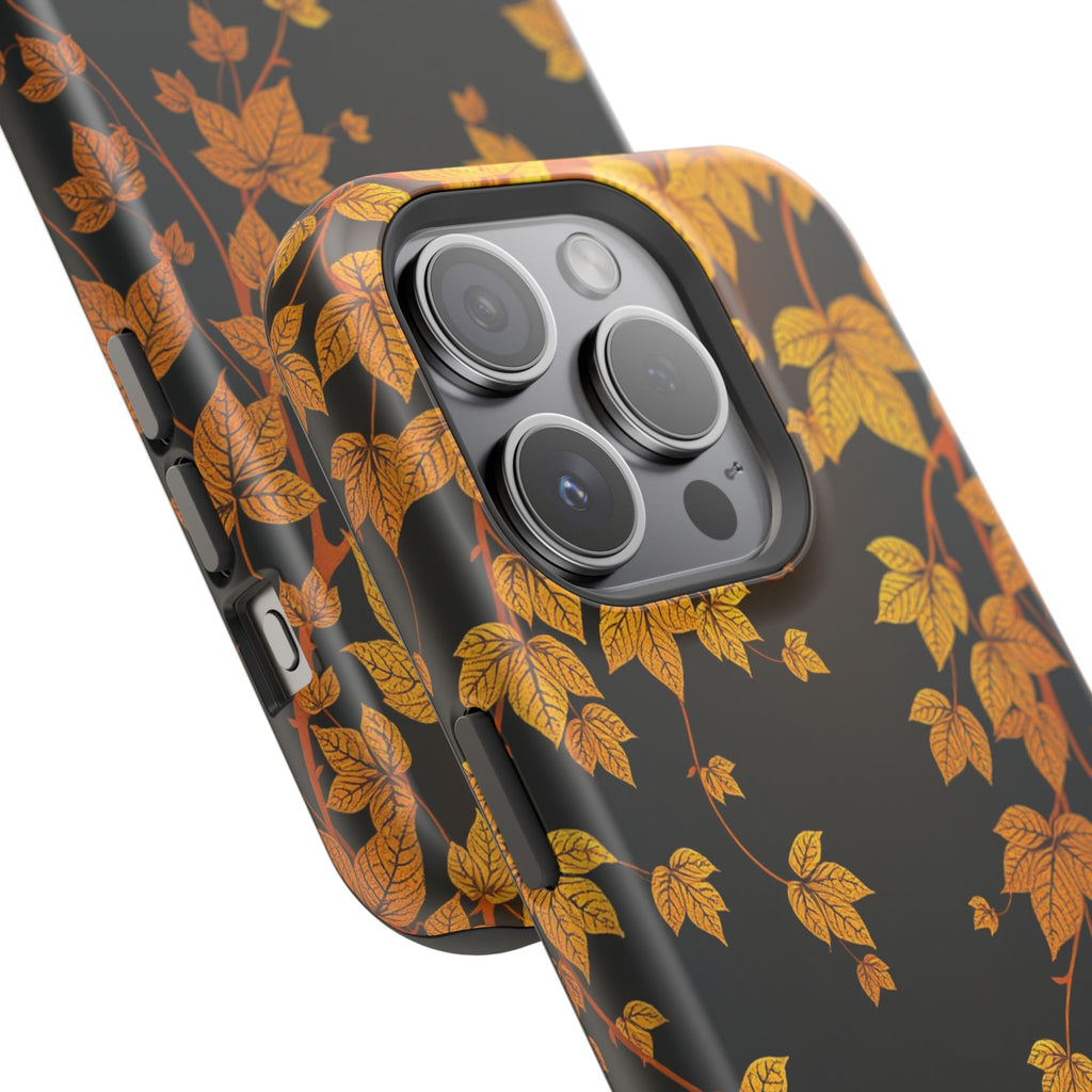 iPhone Mustard And Rust Art Nouveau Vine Slim Everyday iPhone 14 · iPhone Case