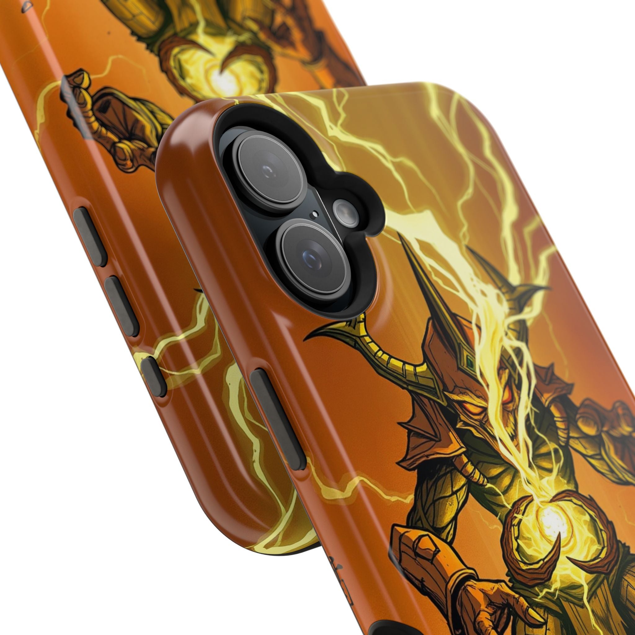 iPhone Burnt Orange And Sand Chaos Goblin Energy Clean Minimal Snap Case · iPhon