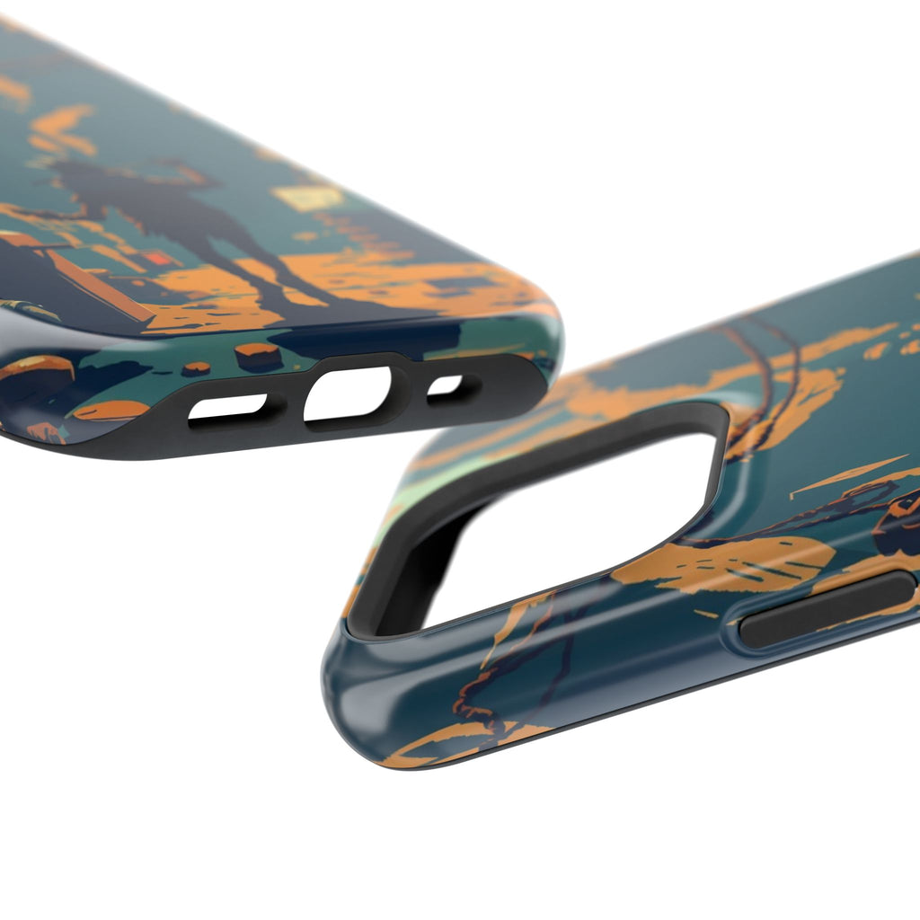 iPhone Mustard And Rust Unhinged in a Cute Way Soft Finish Everyday Case · iPhon