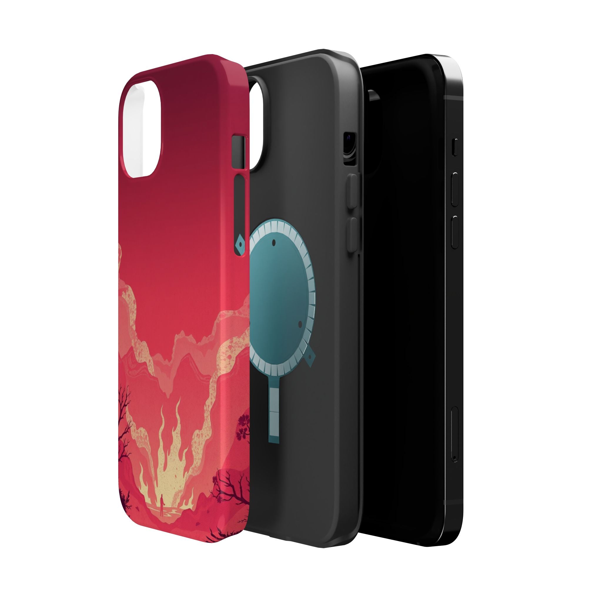 iPhone Wildfire Glow Grunge Distressed Slim Everyday Designer Case · iPhone Case
