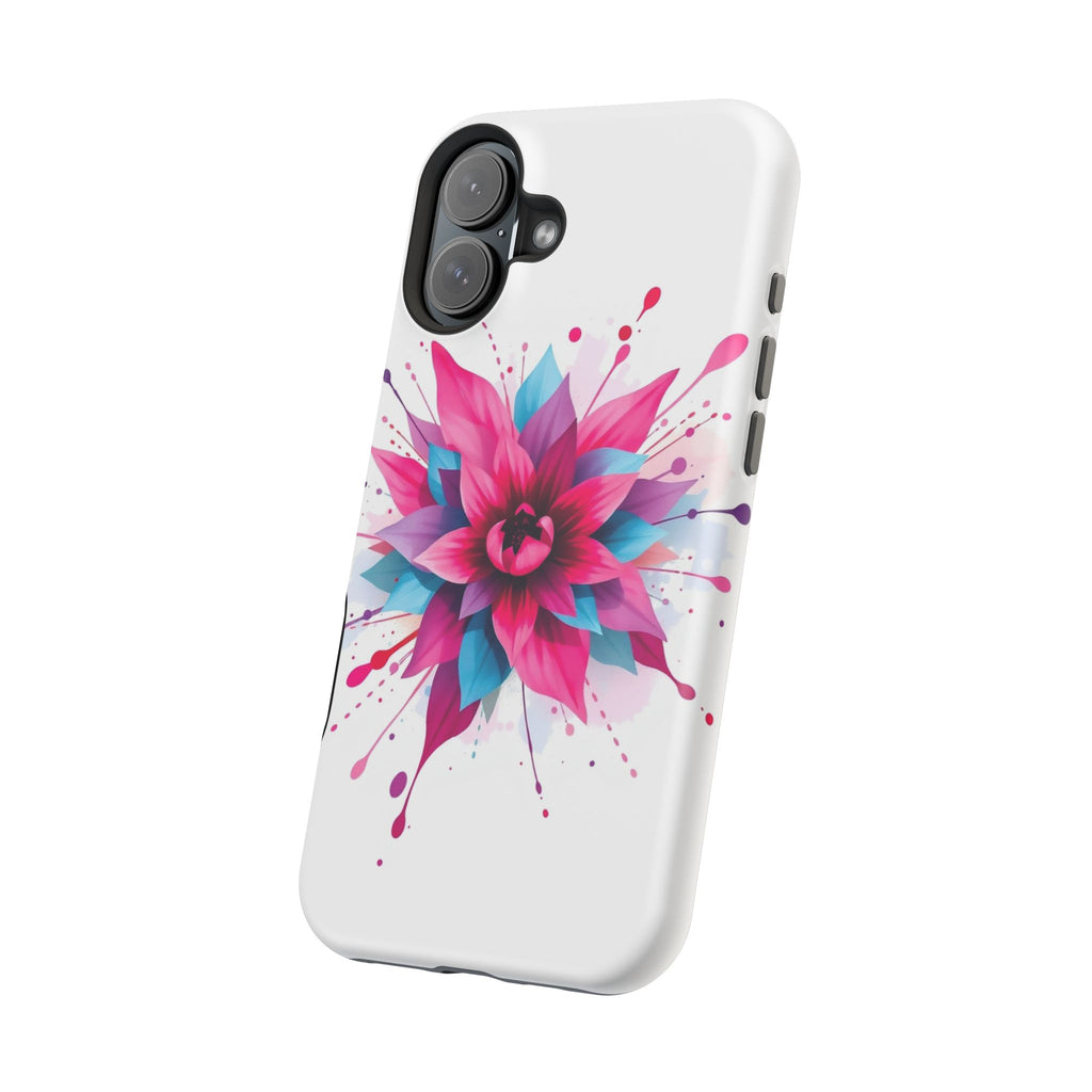 iPhone Floral Watercolor Splash Electric Art Slim iPhone Everyday · iPhone Case