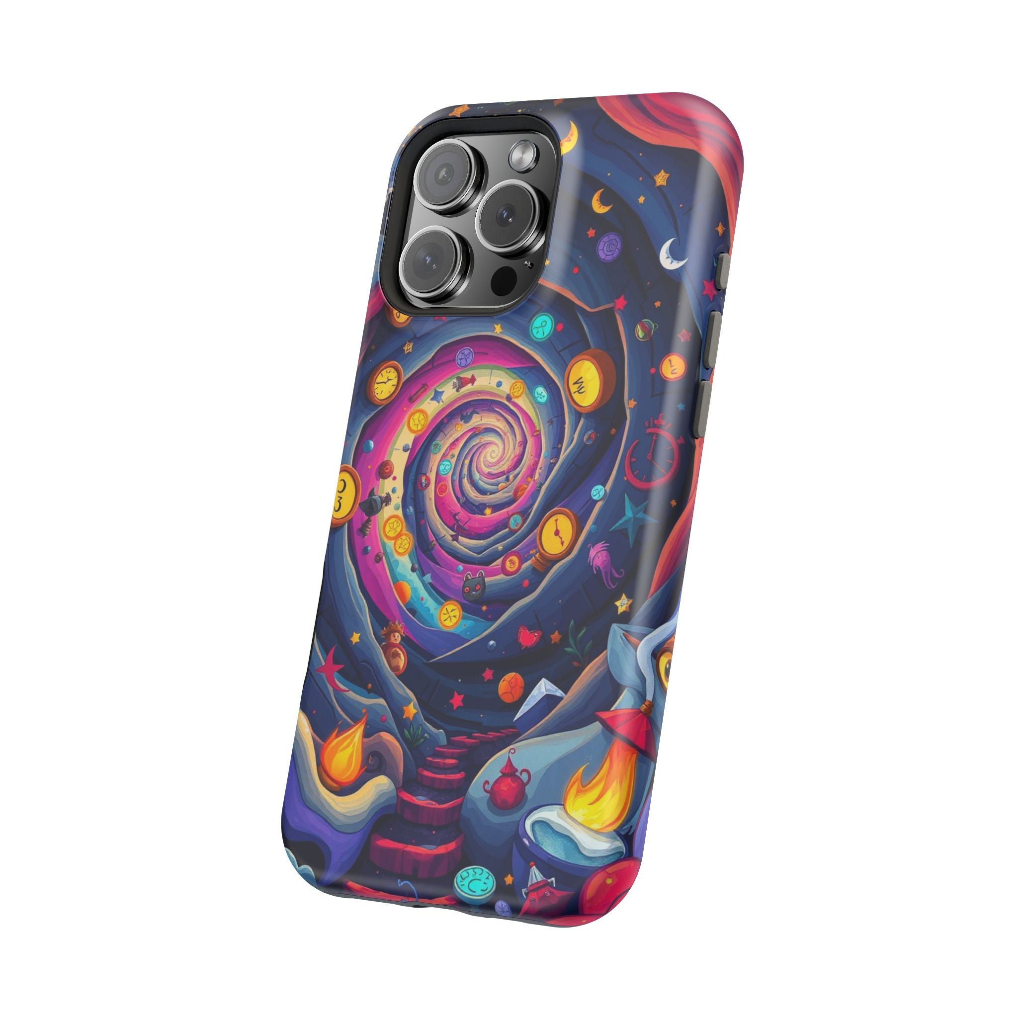 iPhone Time Portal Swirl Kids Fun iPhone Phone Case Gift Clean Minimal · iPhone