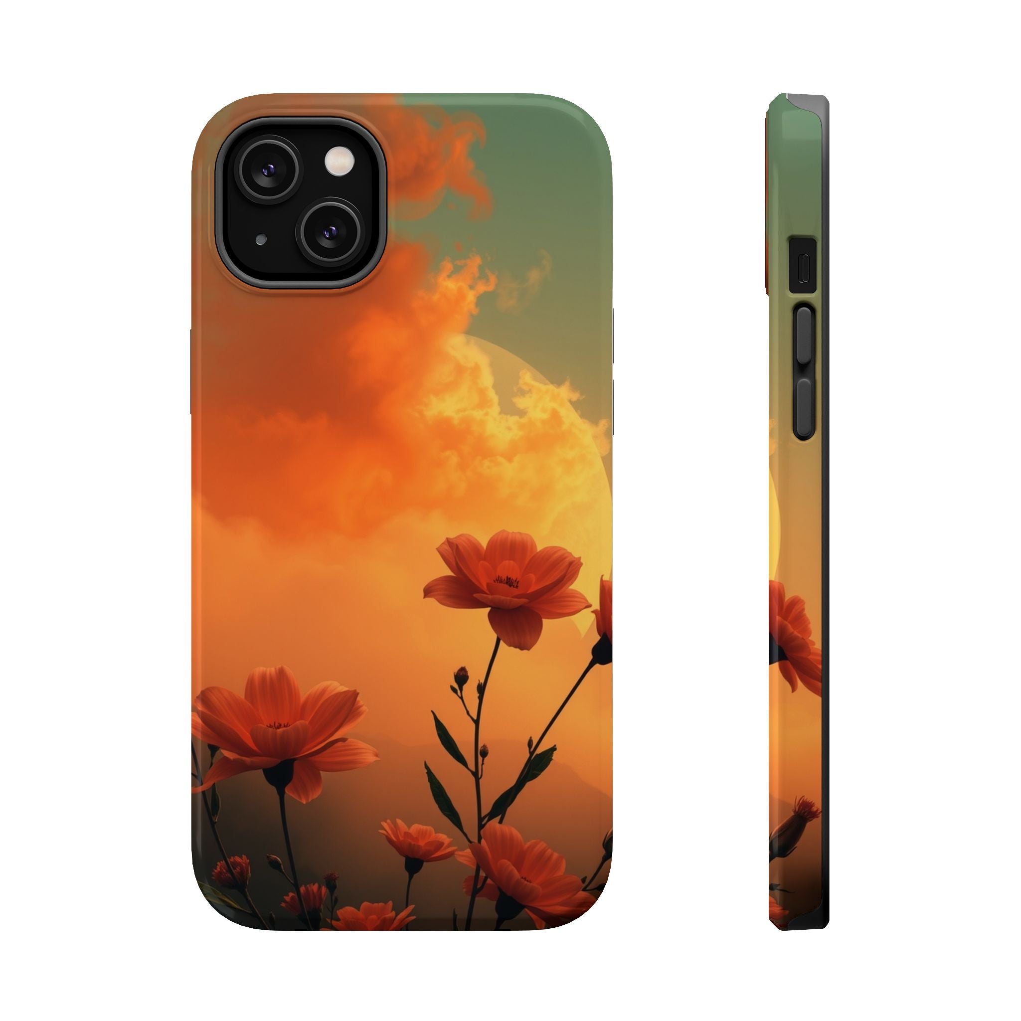 iPhone Floral Ombre Enchanted Art Bold Modern Everyday Snap Case · iPhone Case